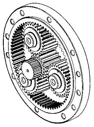 About winches figure 6 - Planetary gear stage