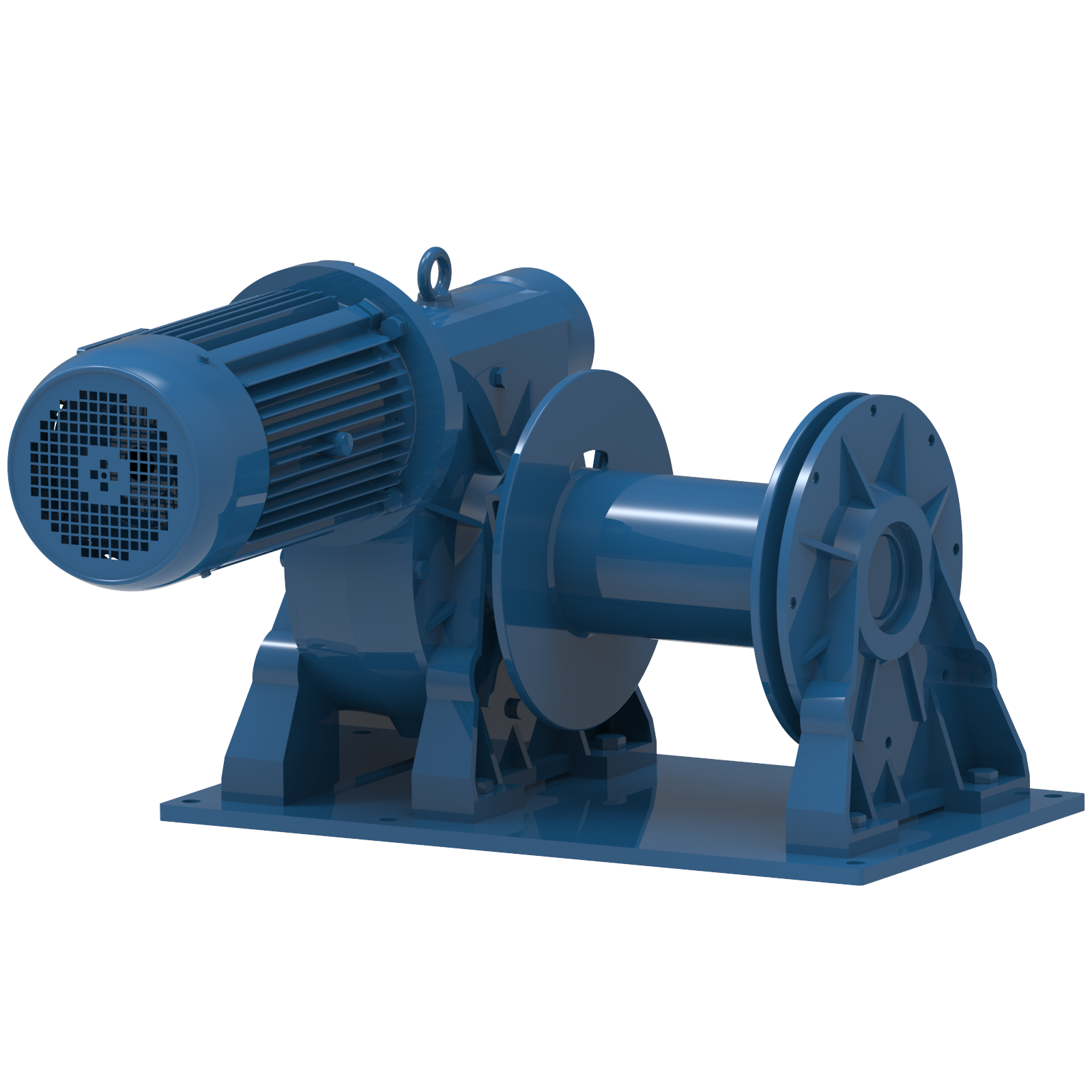 Render drawing of EMCE winch type MCW2200E-VF view number 4