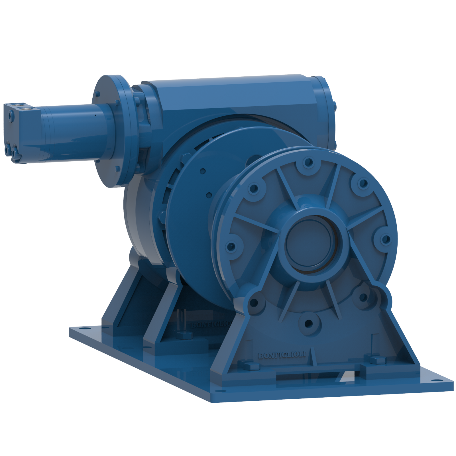 Render drawing of EMCE winch type H0700 view number 2