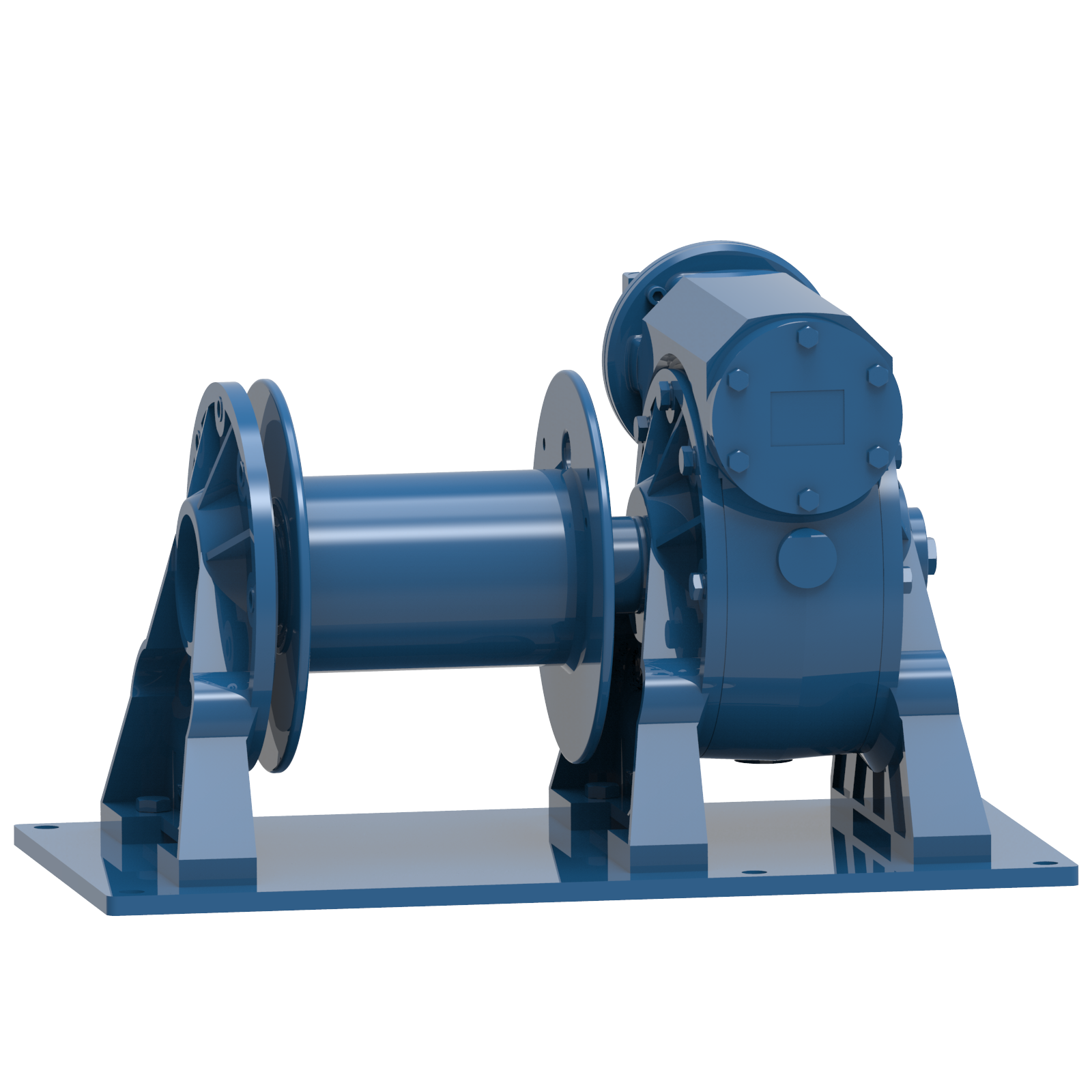 Render drawing of EMCE winch type H0700 view number 4