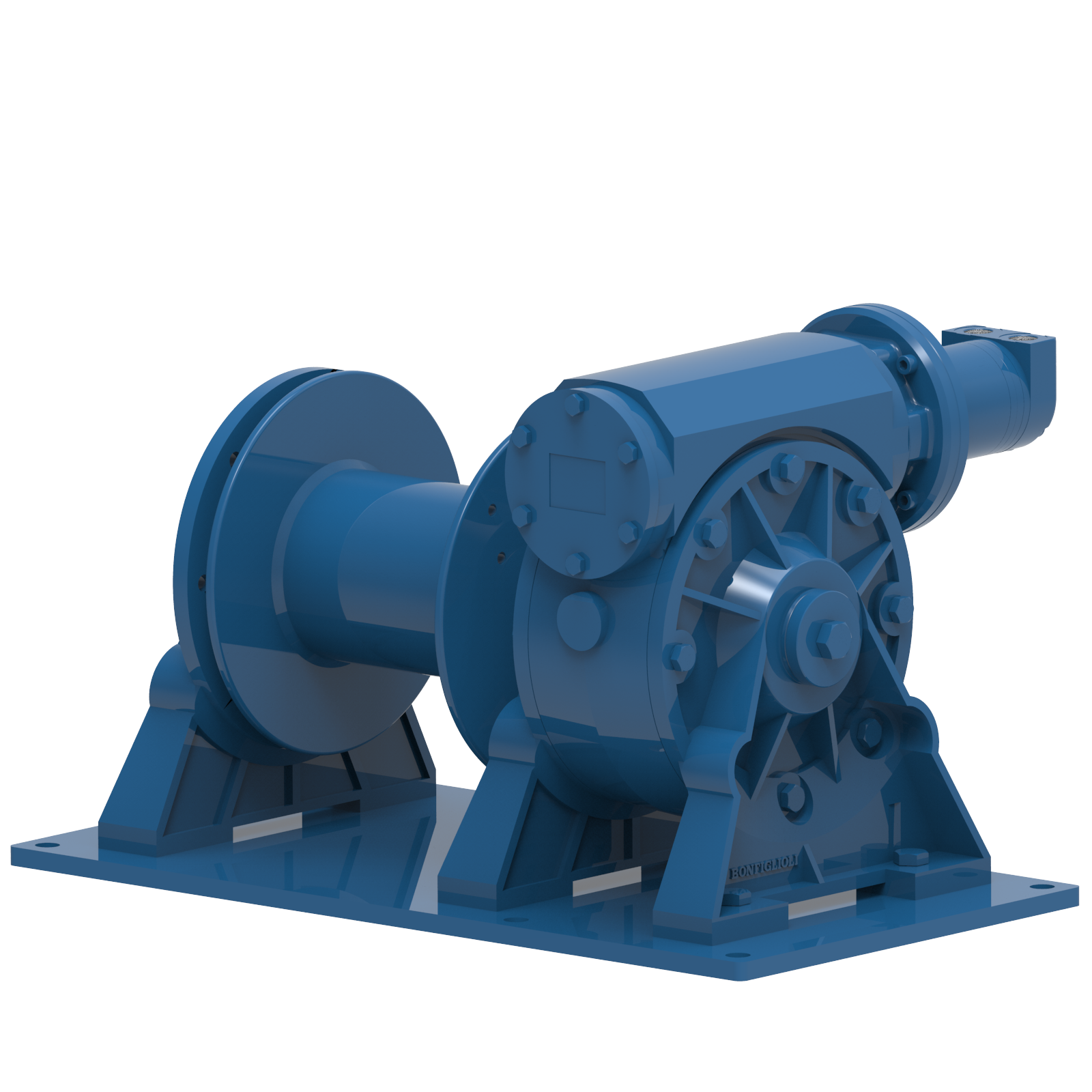 Render drawing of EMCE winch type H0700 view number 5