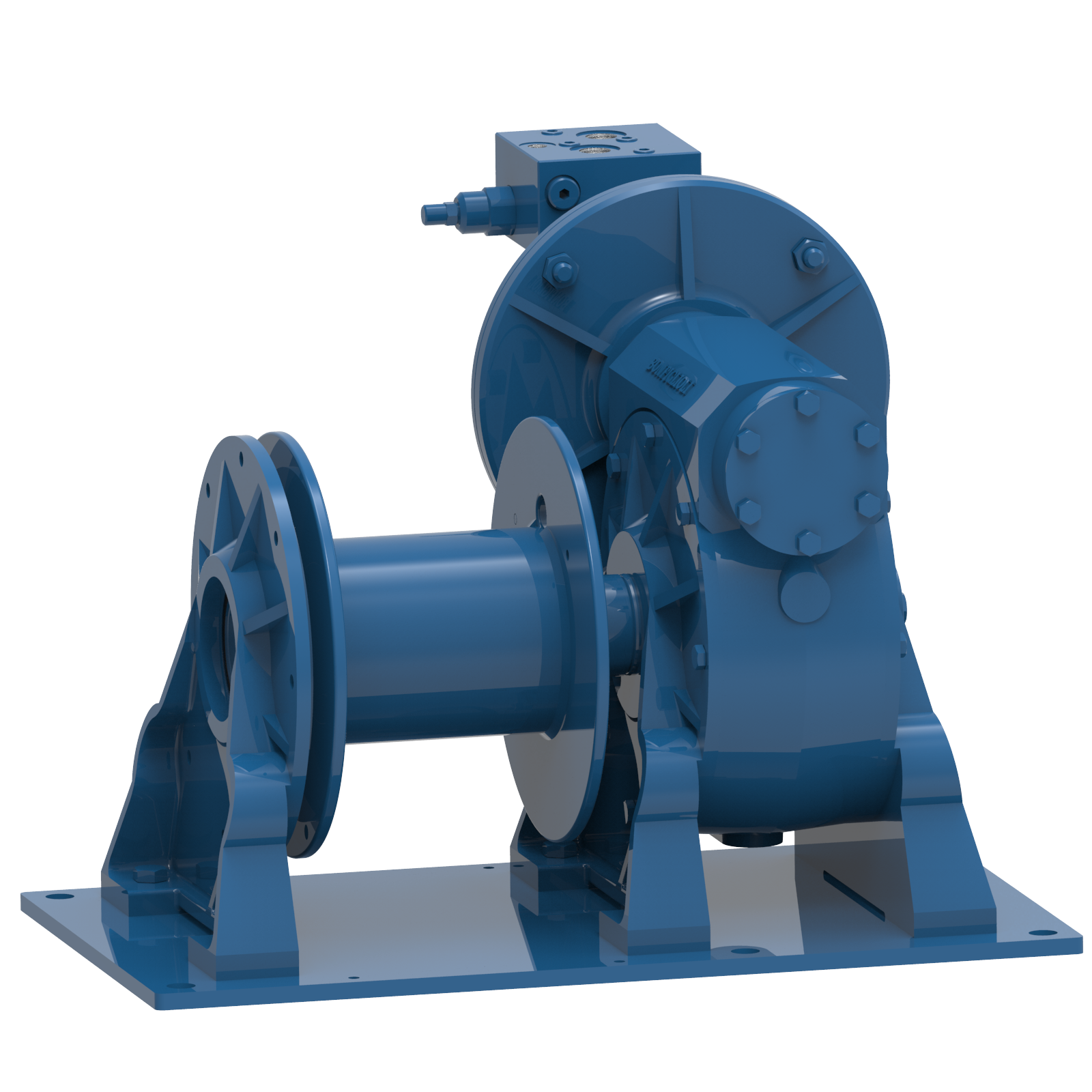 Render drawing of EMCE winch type H1200 view number 5