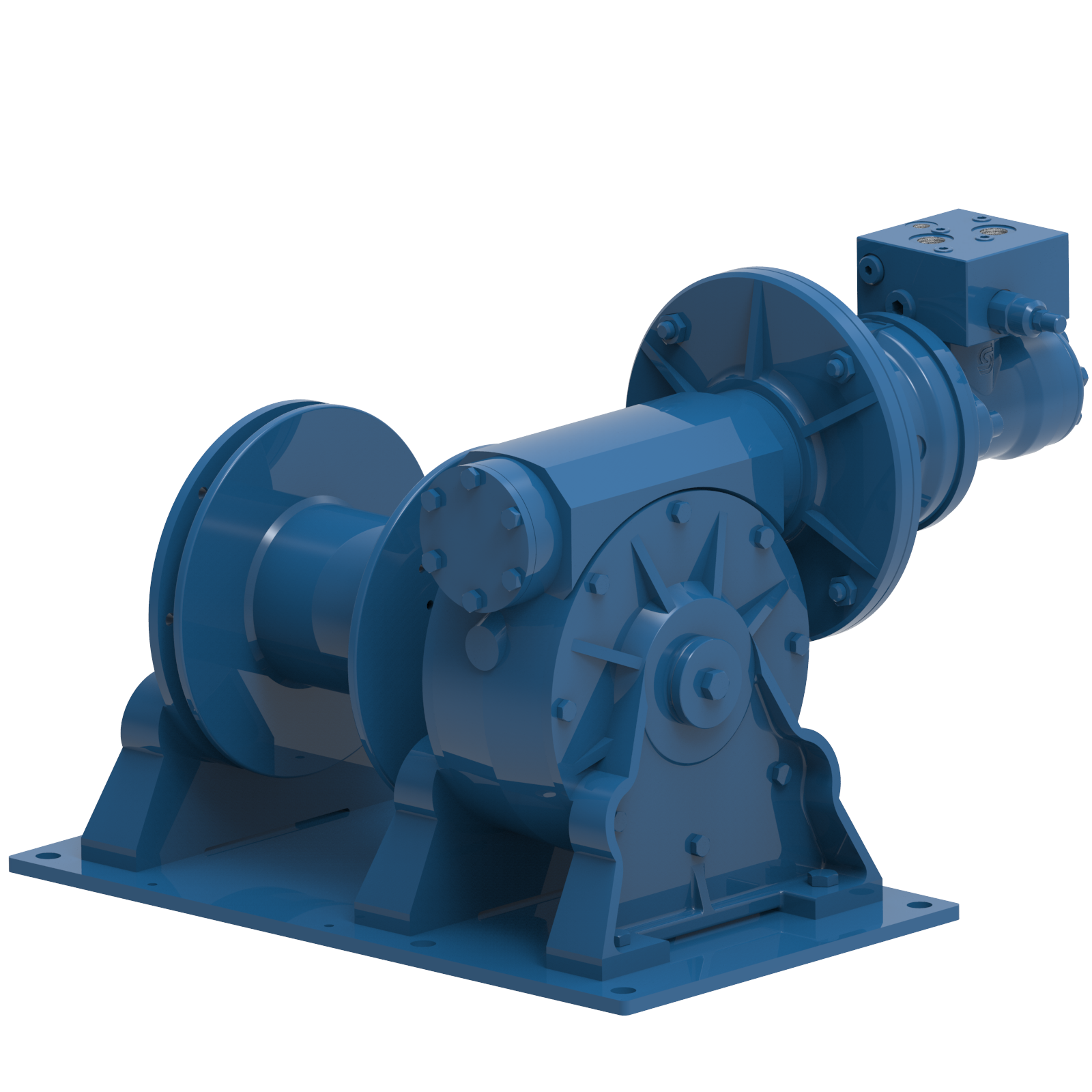 Render drawing of EMCE winch type H1200 view number 6