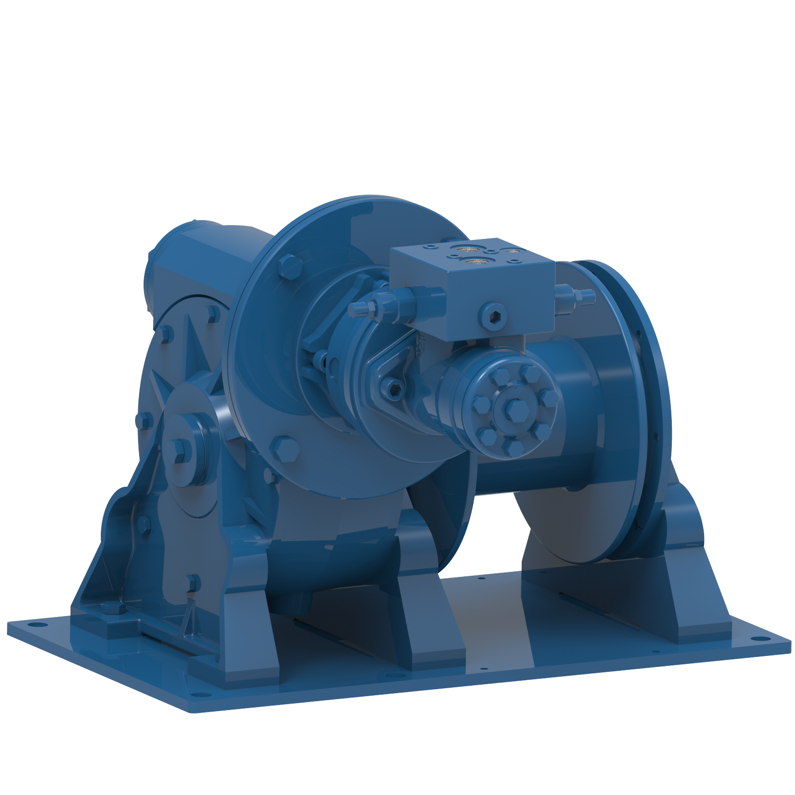 Render drawing of EMCE winch type H1200 view number 7