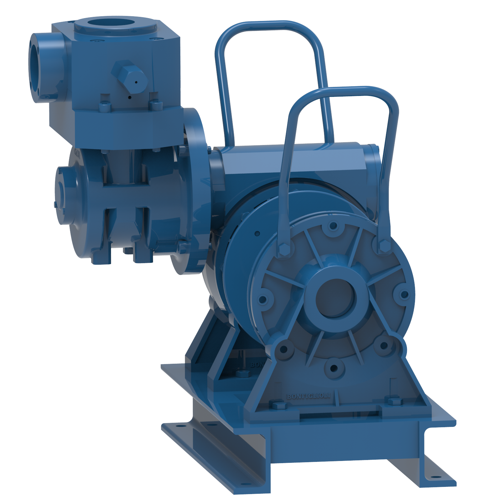 Render drawing of EMCE winch type LV0508 view number 2