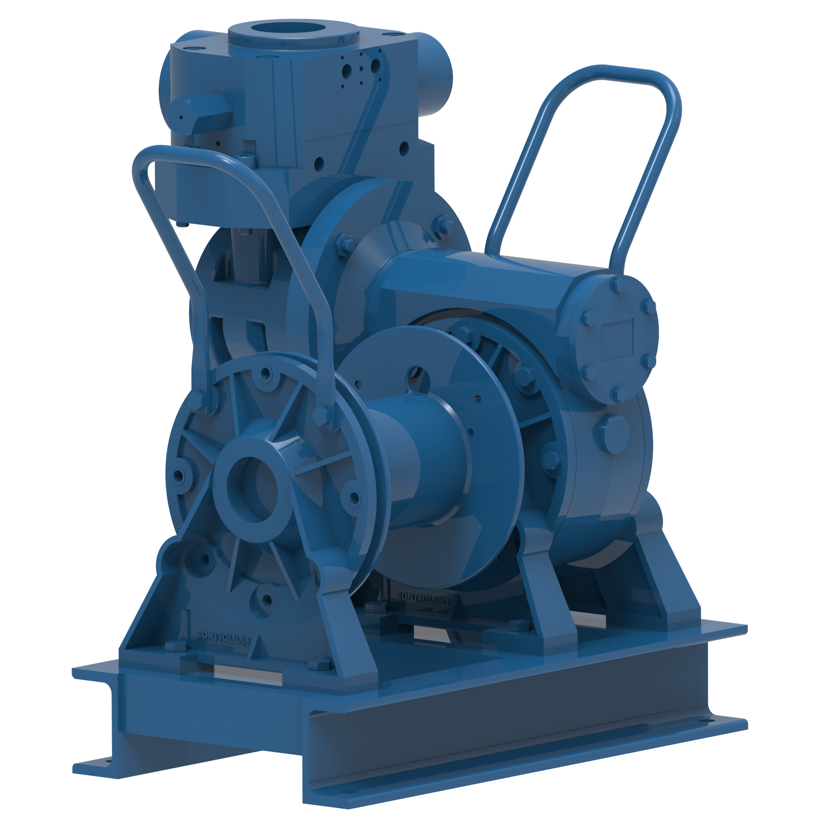 Render drawing of EMCE winch type LV0508 view number 3