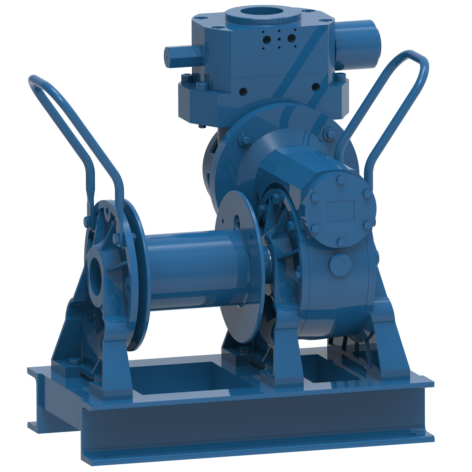 Render drawing of EMCE winch type LV0508 view number 4