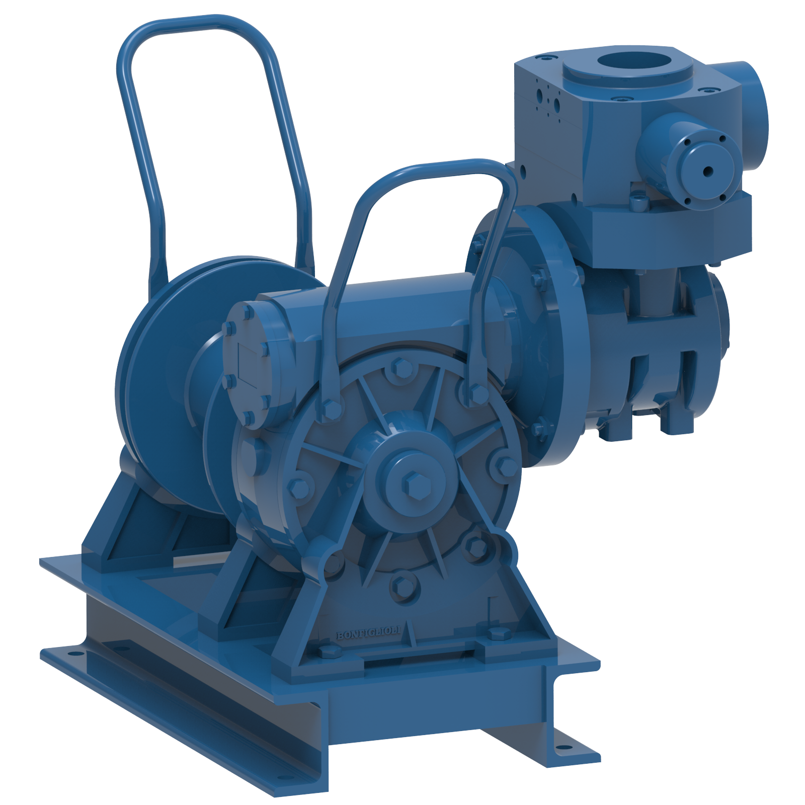Render drawing of EMCE winch type LV0508 view number 5