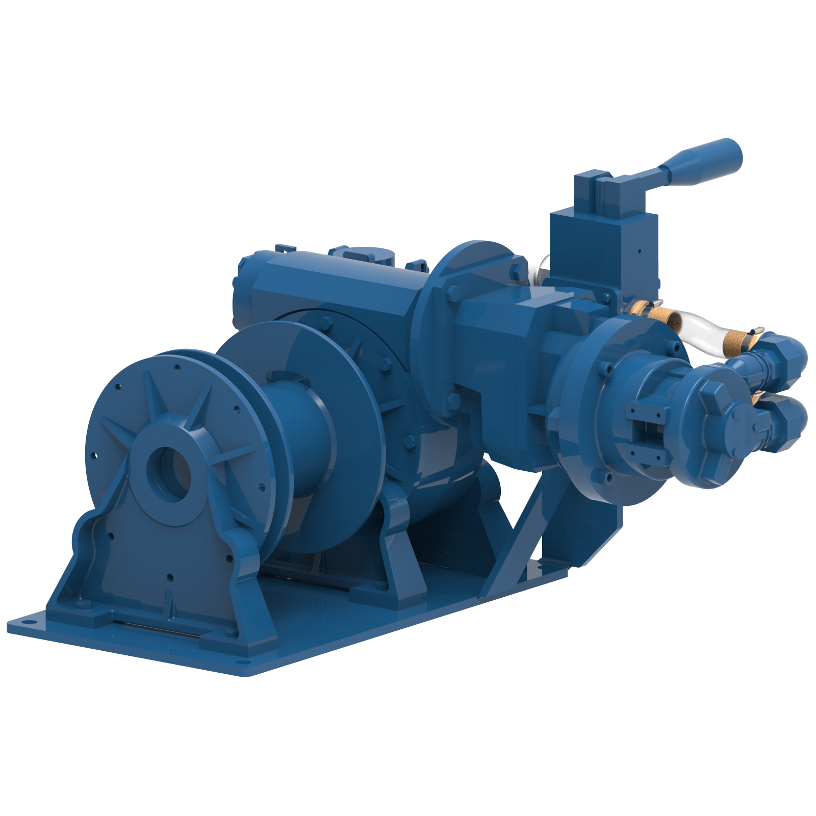 Render drawing of EMCE winch type LV0750MM view number 6