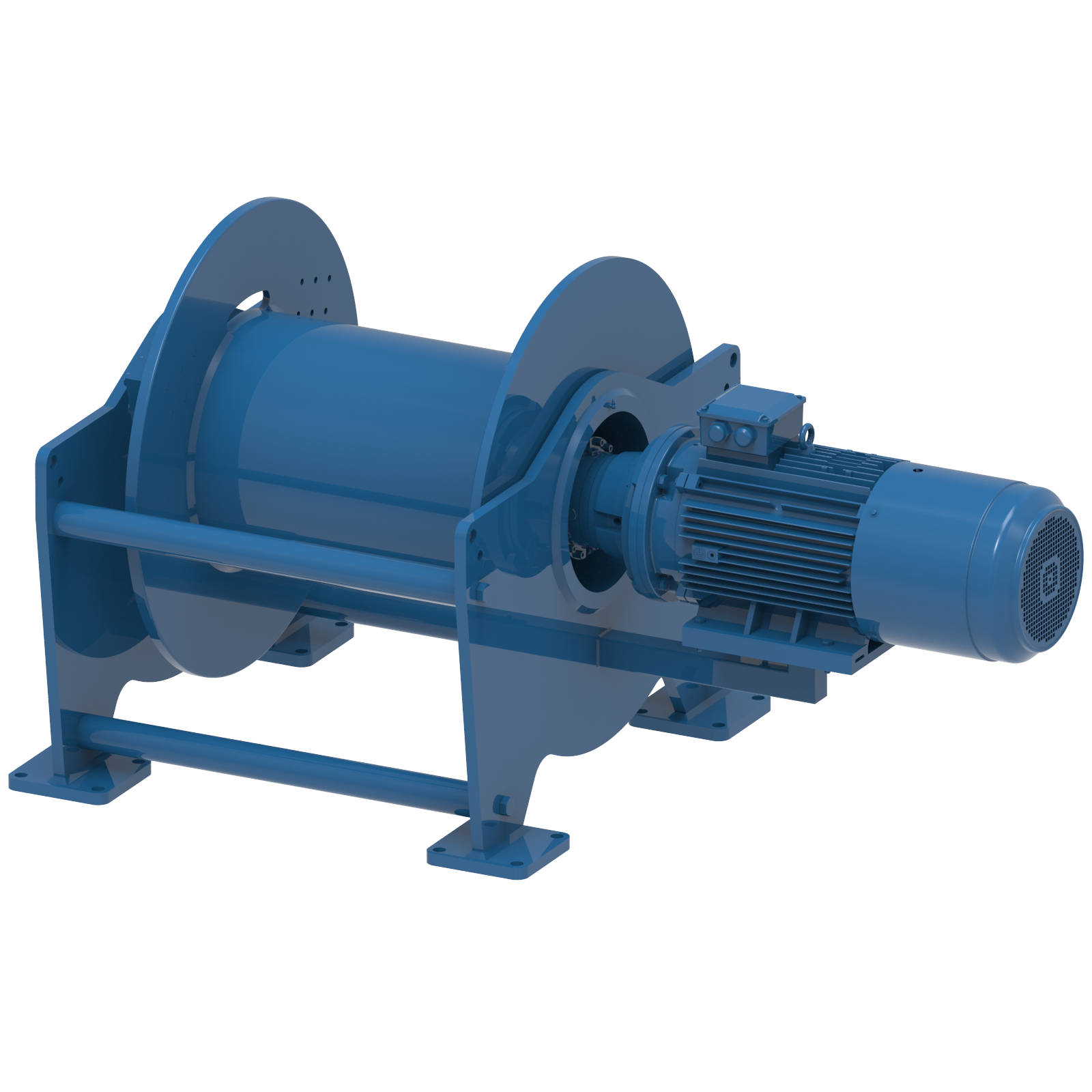 Render drawing of EMCE winch type SC110E view number 2