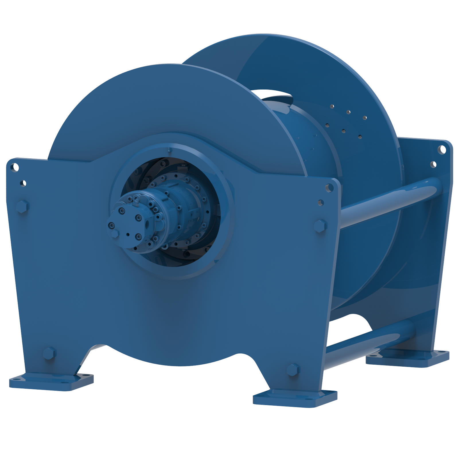 Render drawing of EMCE winch type SC110H view number 3