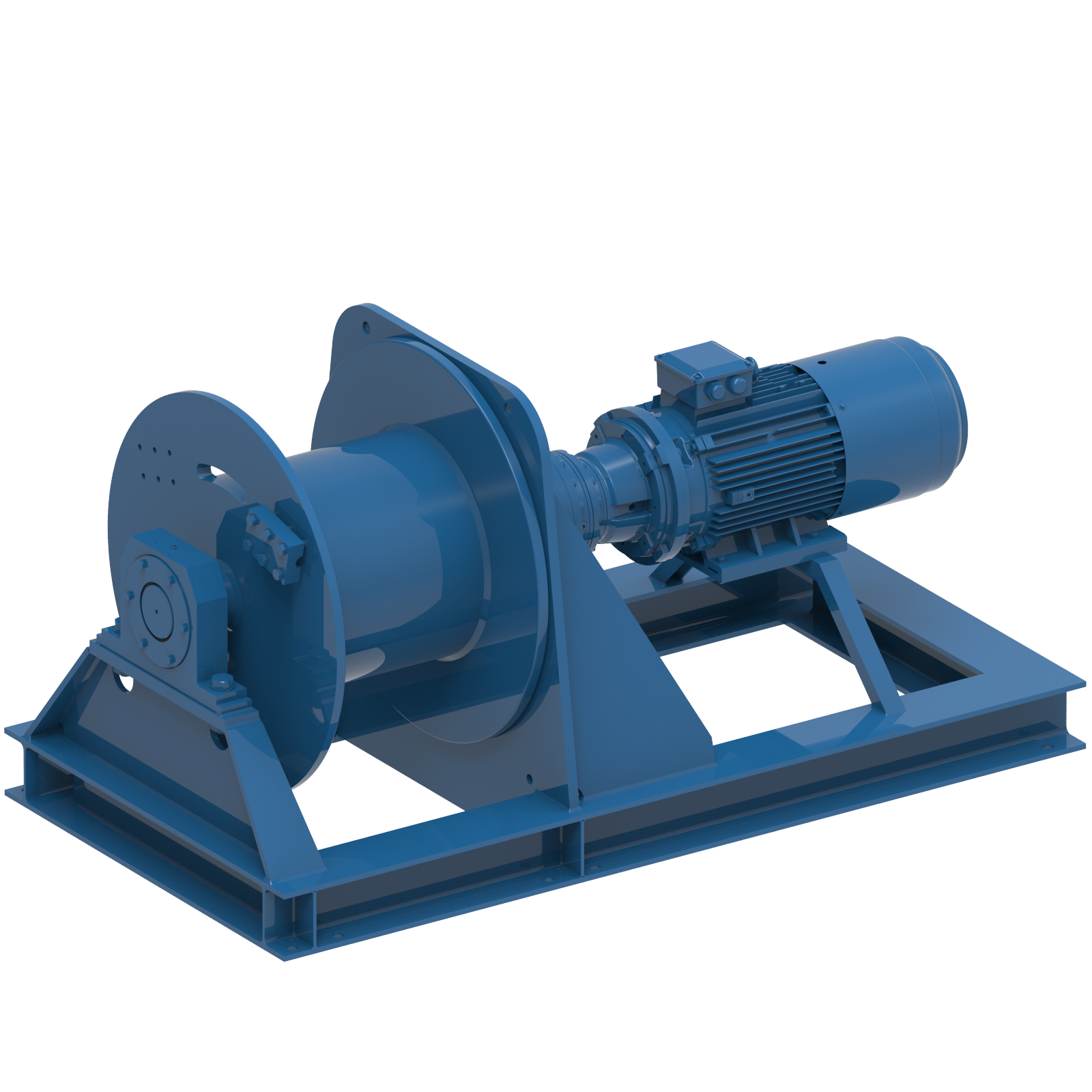 Render drawing of EMCE winch type SB310E view number 1