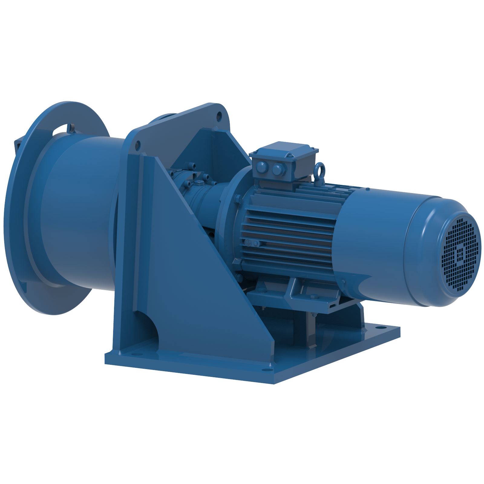 Render drawing of EMCE winch type FD306E view number 2