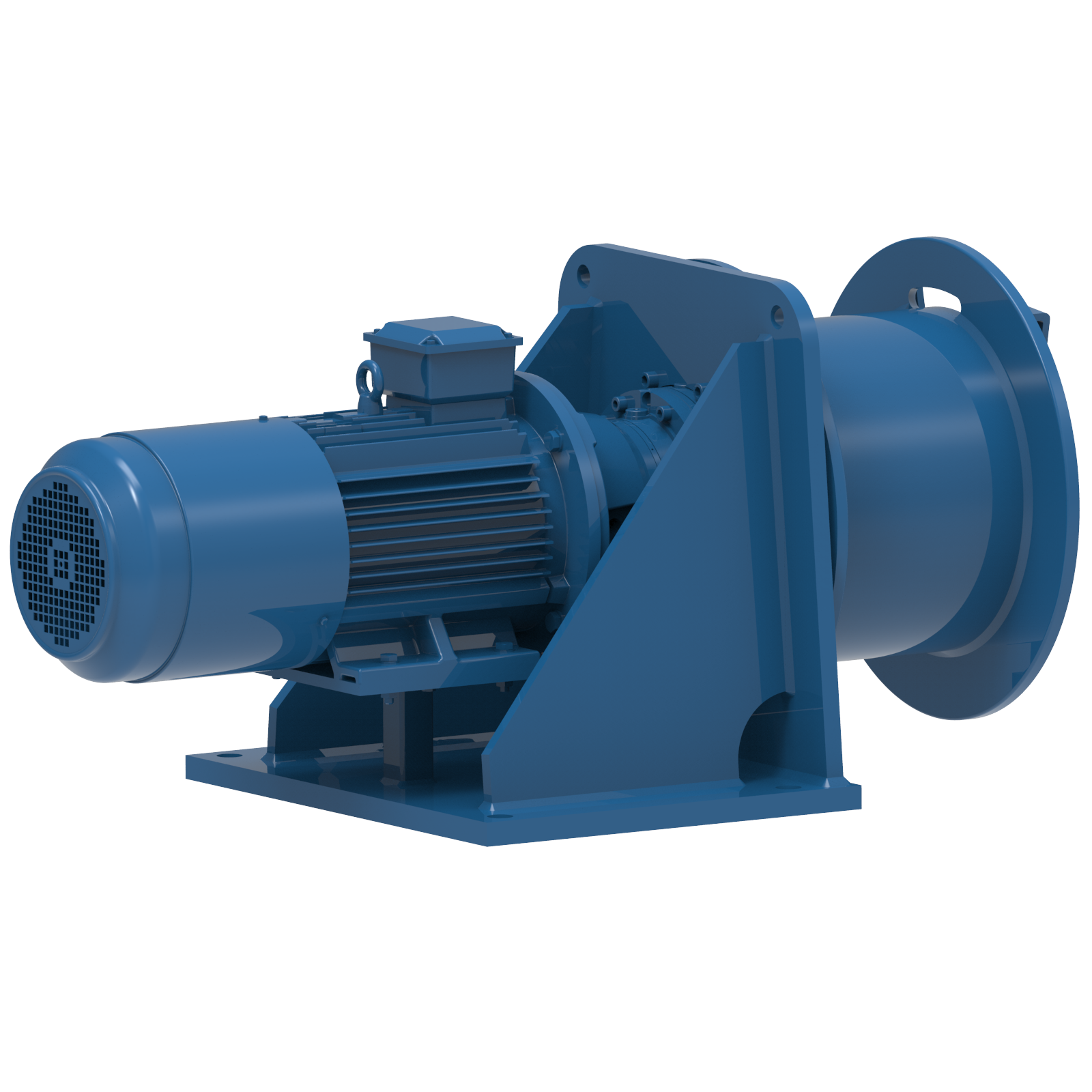 Render drawing of EMCE winch type FD306E view number 3