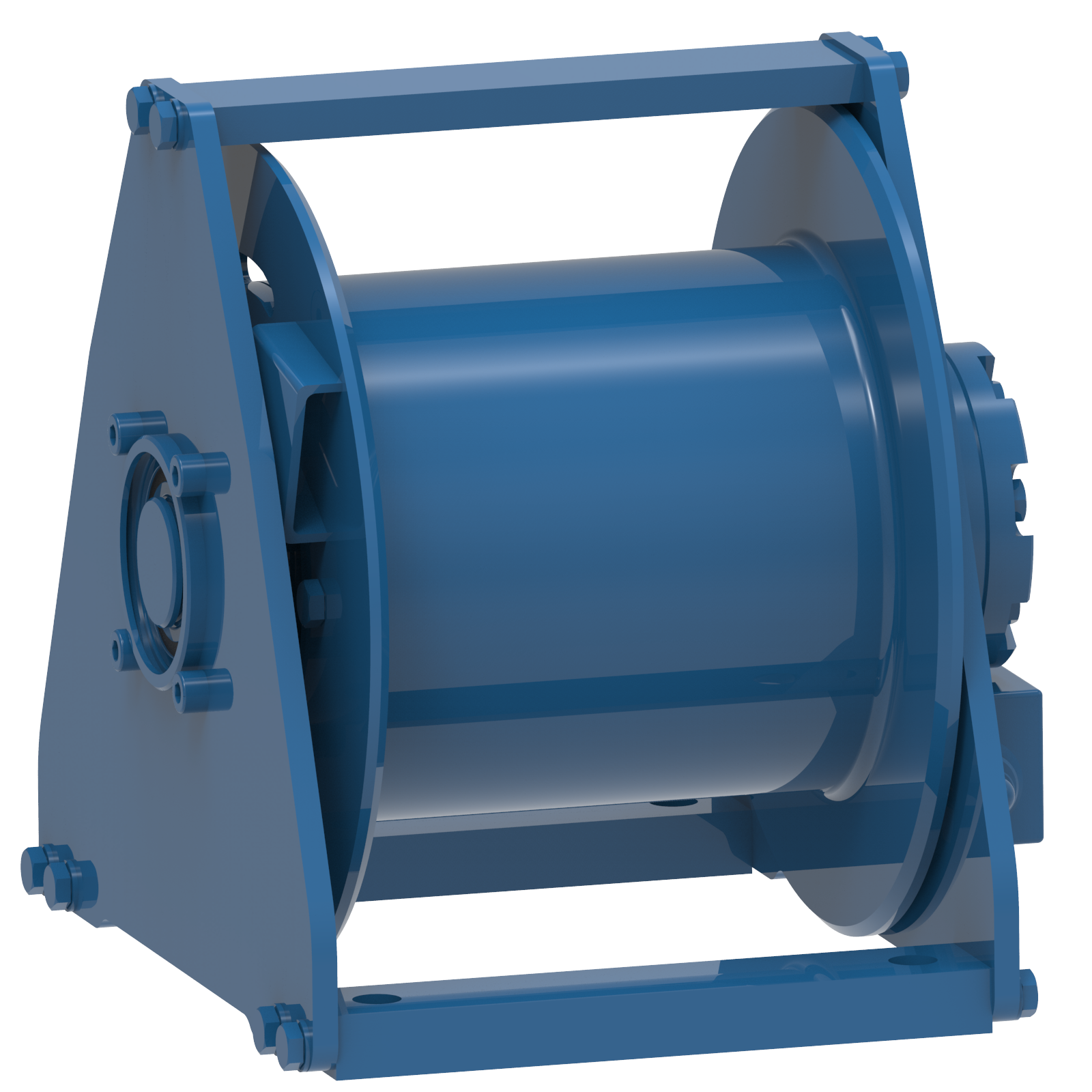 Render drawing of EMCE winch type SHblue view number 1