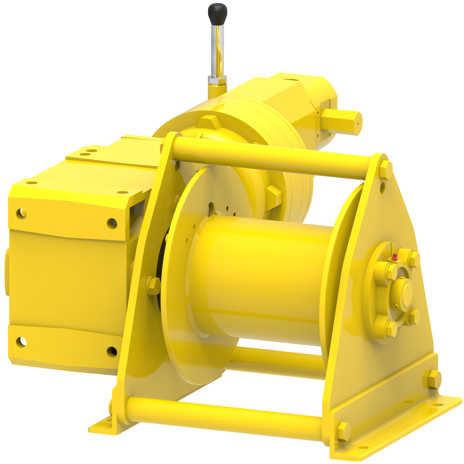 Render drawing of EMCE winch type A41-GP2 view number 3