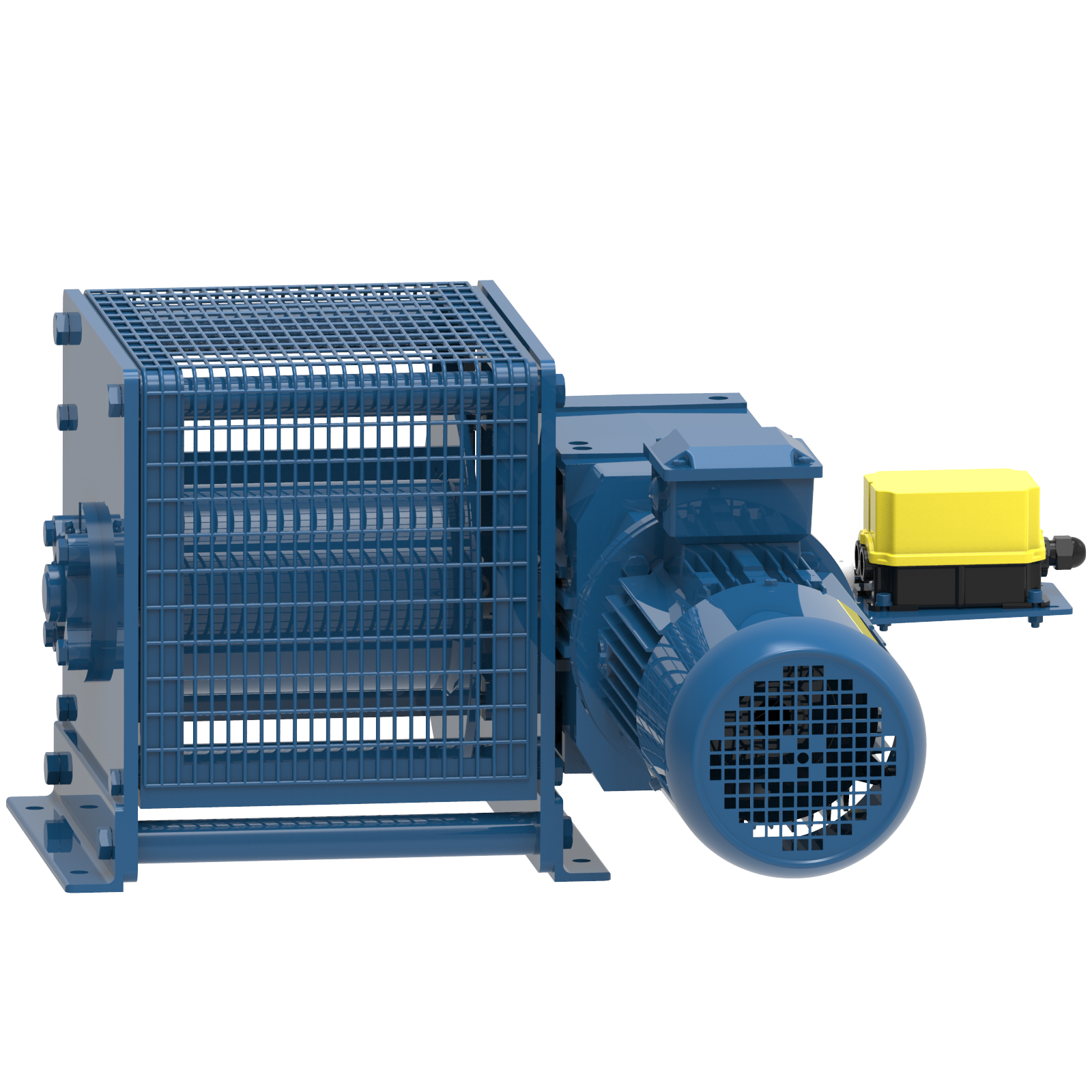 Render drawing of EMCE winch type A41M-EDL view number 8