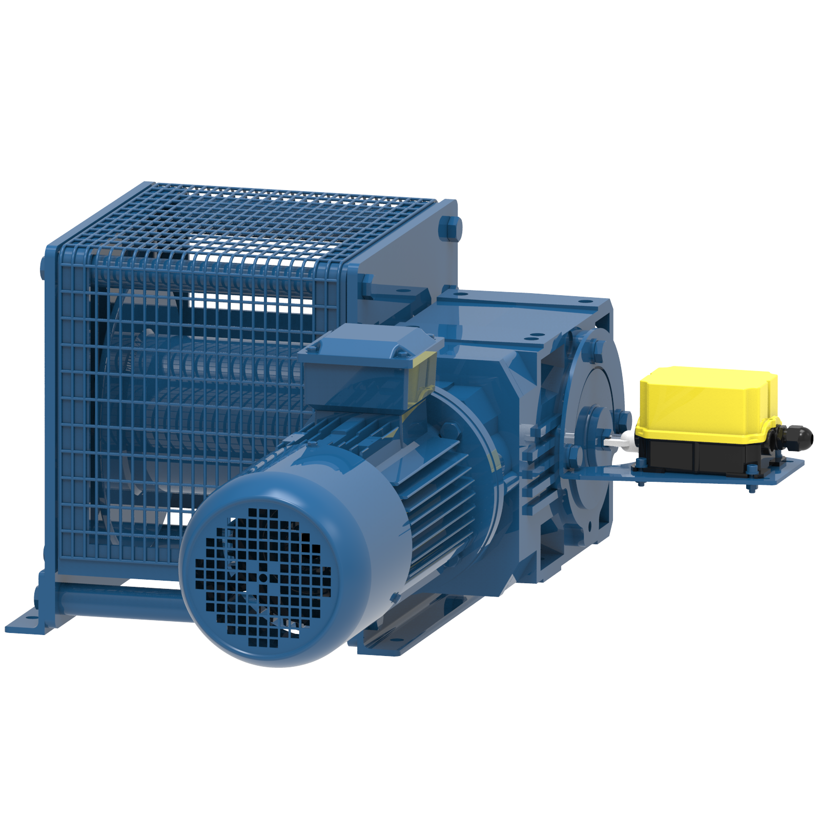 Render drawing of EMCE winch type A41M-EDL view number 9