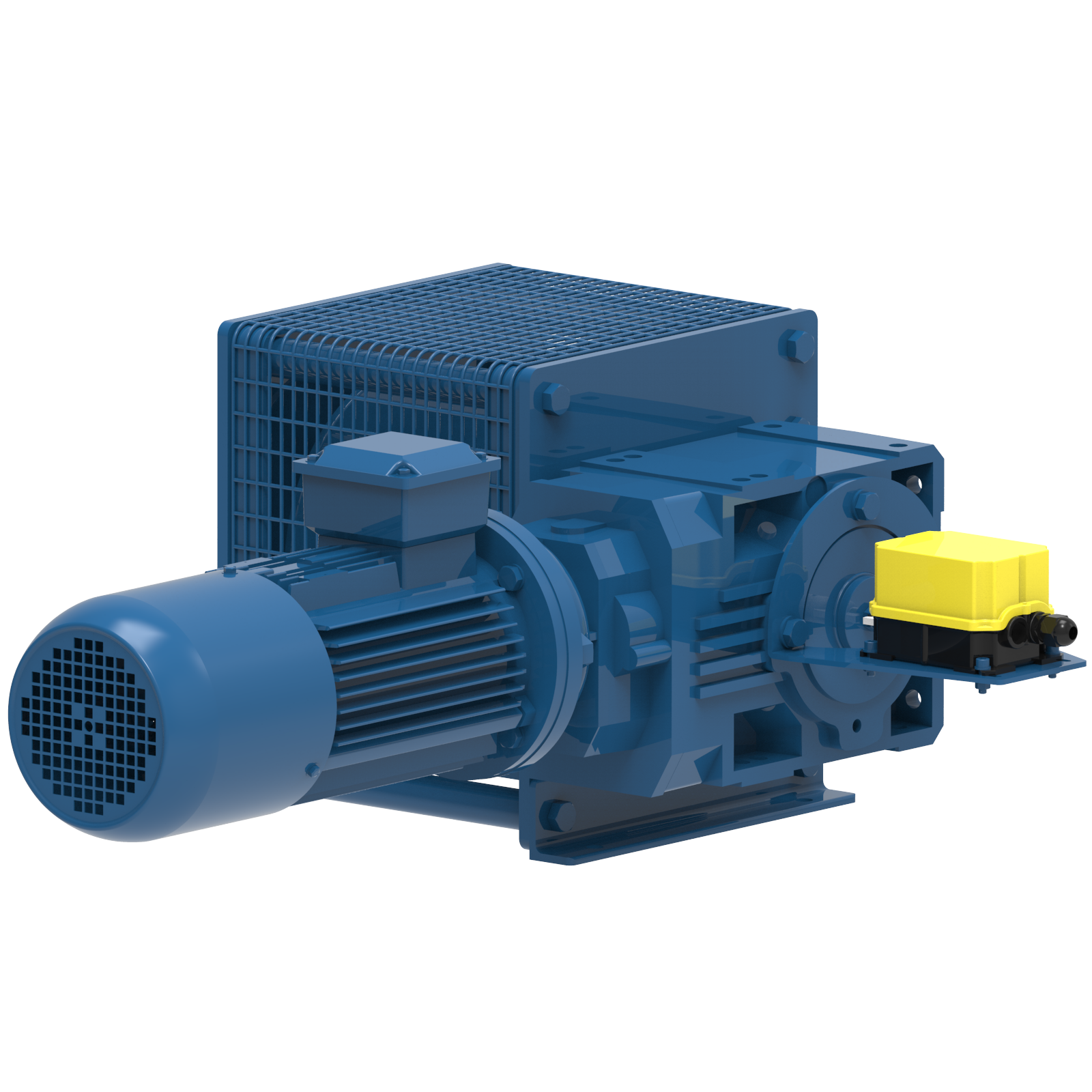 Render drawing of EMCE winch type A41M-EDL view number 10