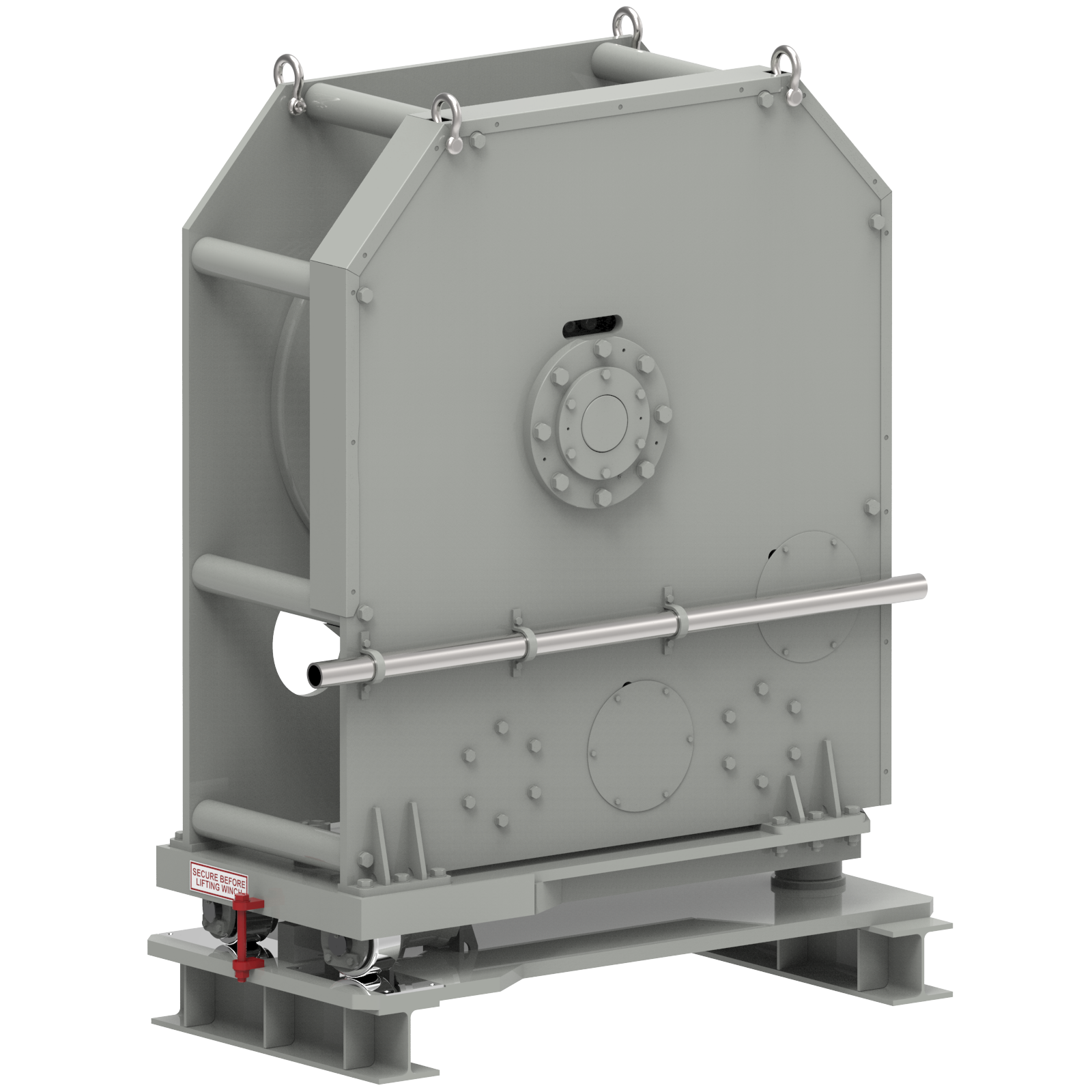 Render drawing of EMCE winch type SR030-E2 view number 6