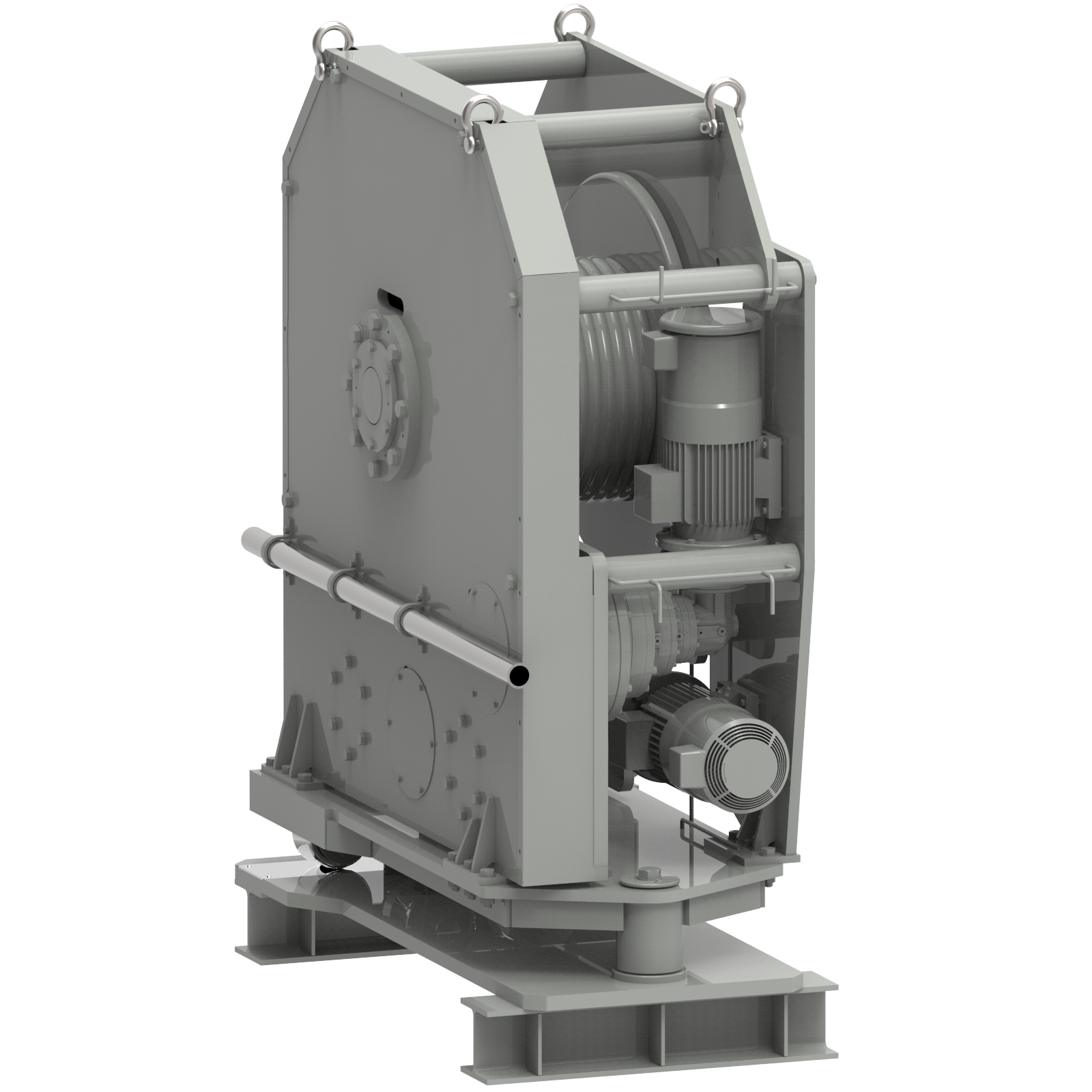 Render drawing of EMCE winch type SR030-E2 view number 9