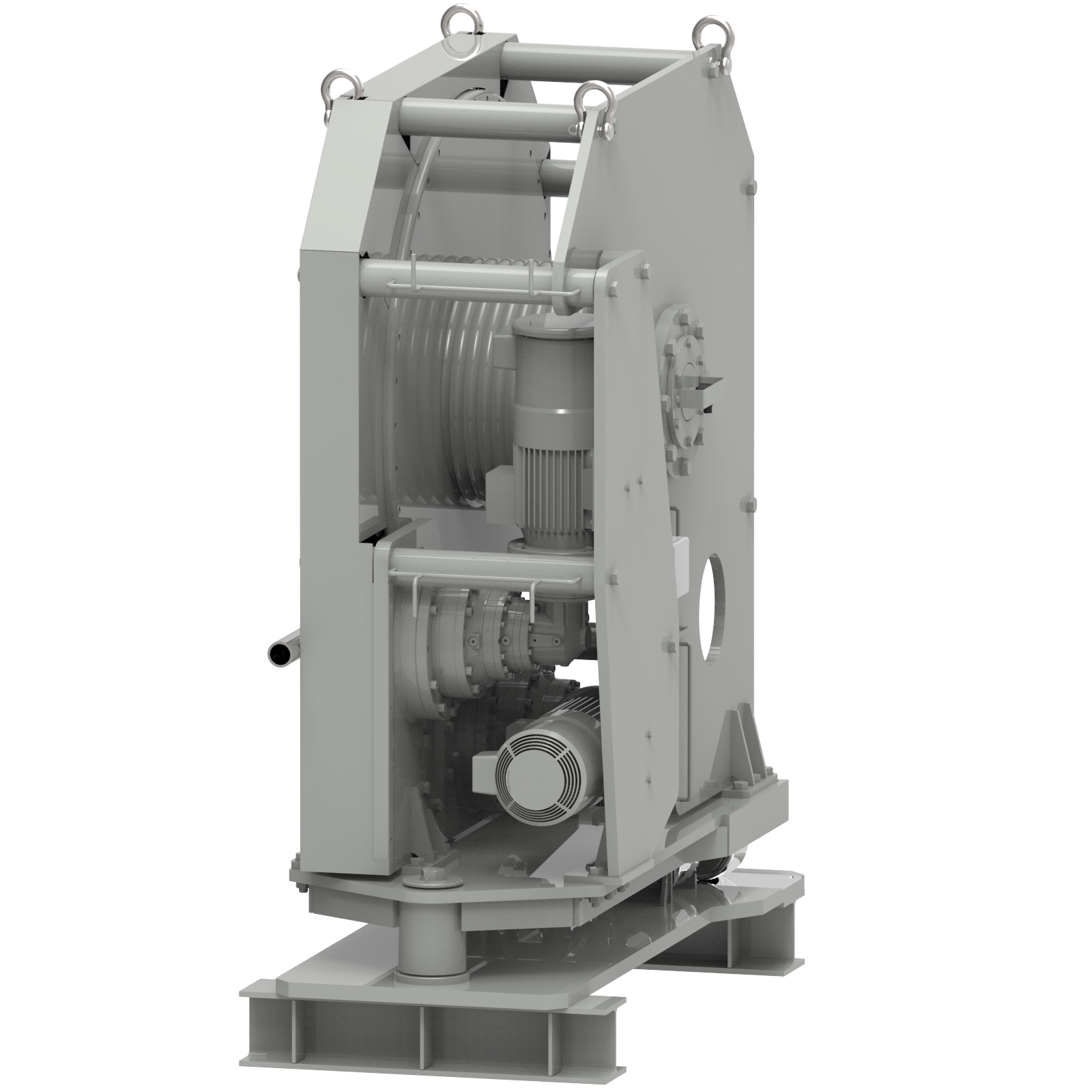 Render drawing of EMCE winch type SR030-E2 view number 10