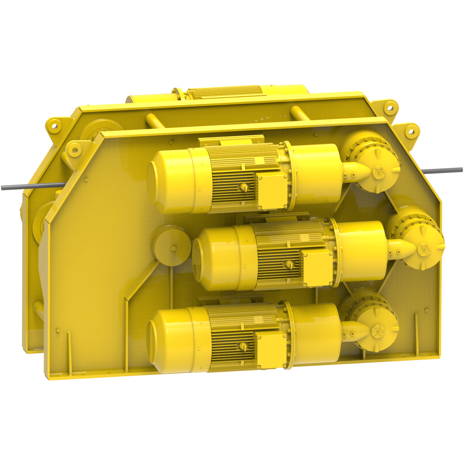 Render drawing of EMCE winch type TR850-6E view number 6