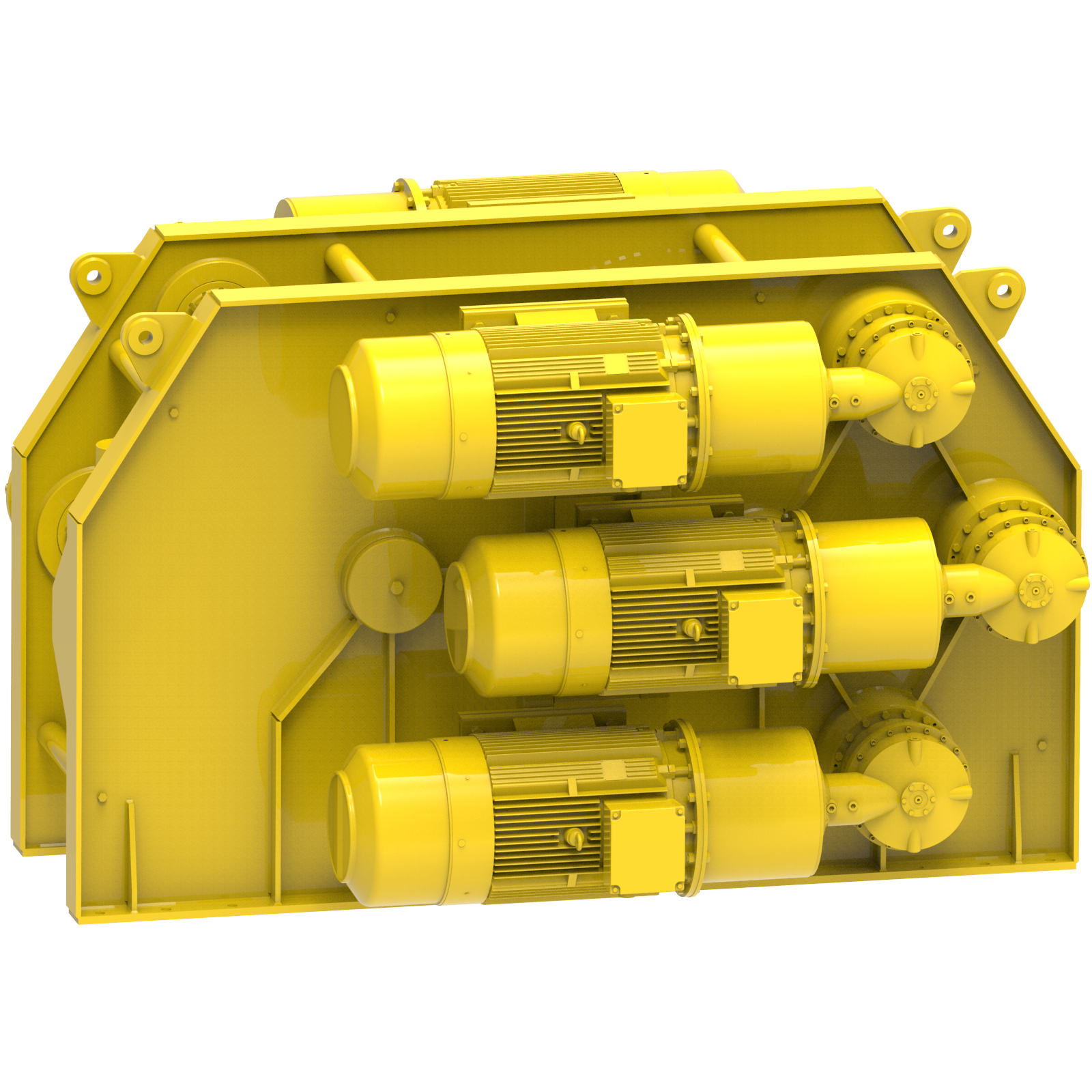 Render drawing of EMCE winch type TR850-6E view number 7