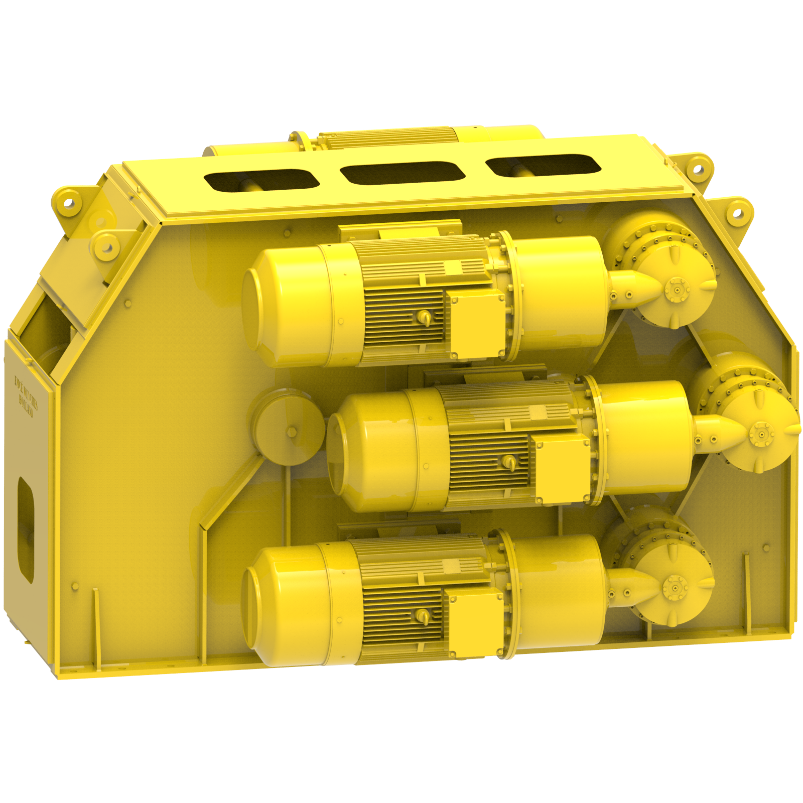 Render drawing of EMCE winch type TR850-6E view number 8
