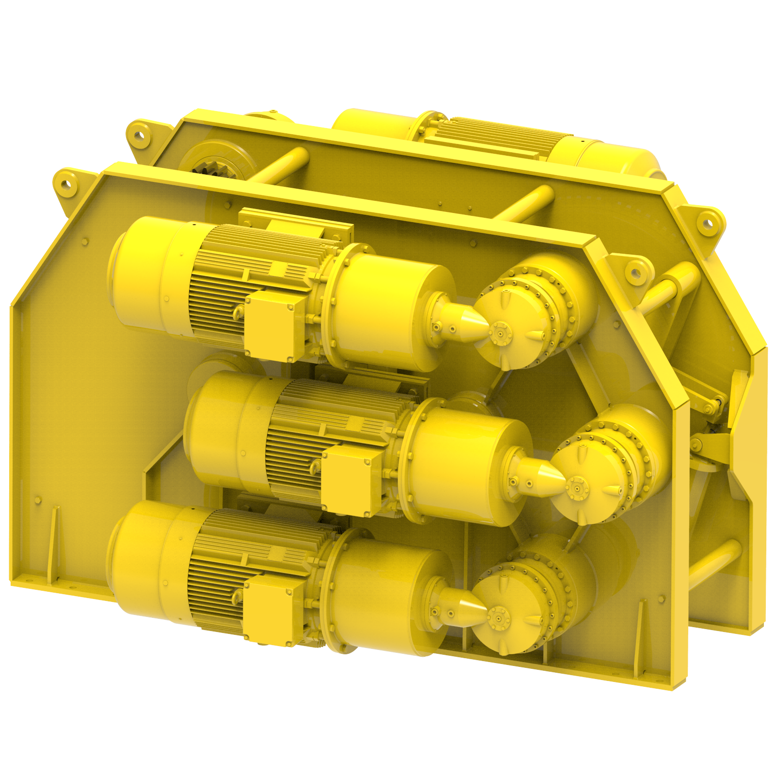 Render drawing of EMCE winch type TR850-6E view number 11