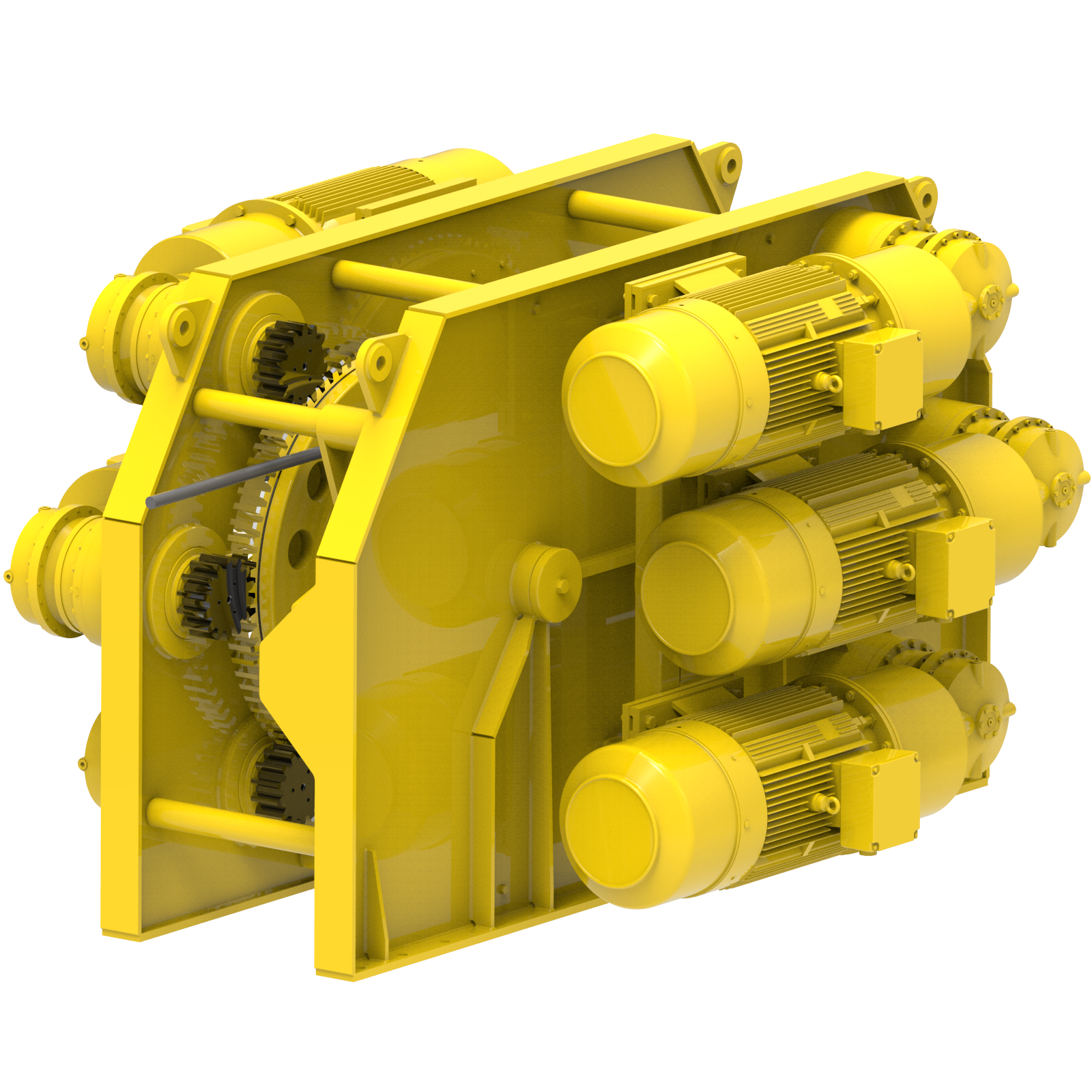Render drawing of EMCE winch type TR850-6E view number 22