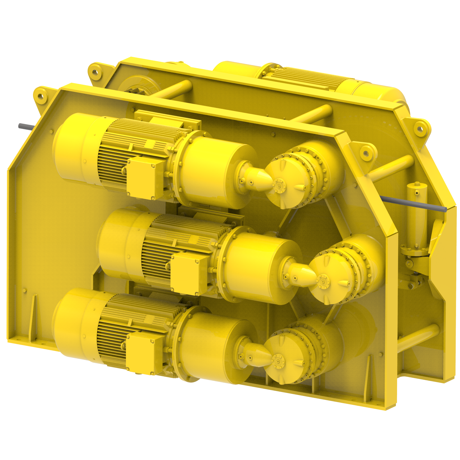 Render drawing of EMCE winch type TR850-6E view number 26