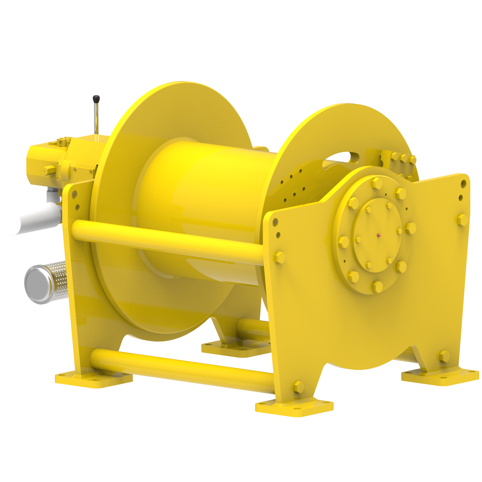 Render drawing of EMCE winch type OAW085GP16 view number 4