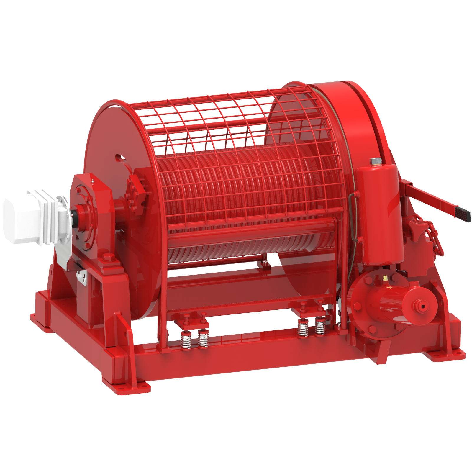 Render drawing of EMCE winch type OHR030-BDGLP view number 1