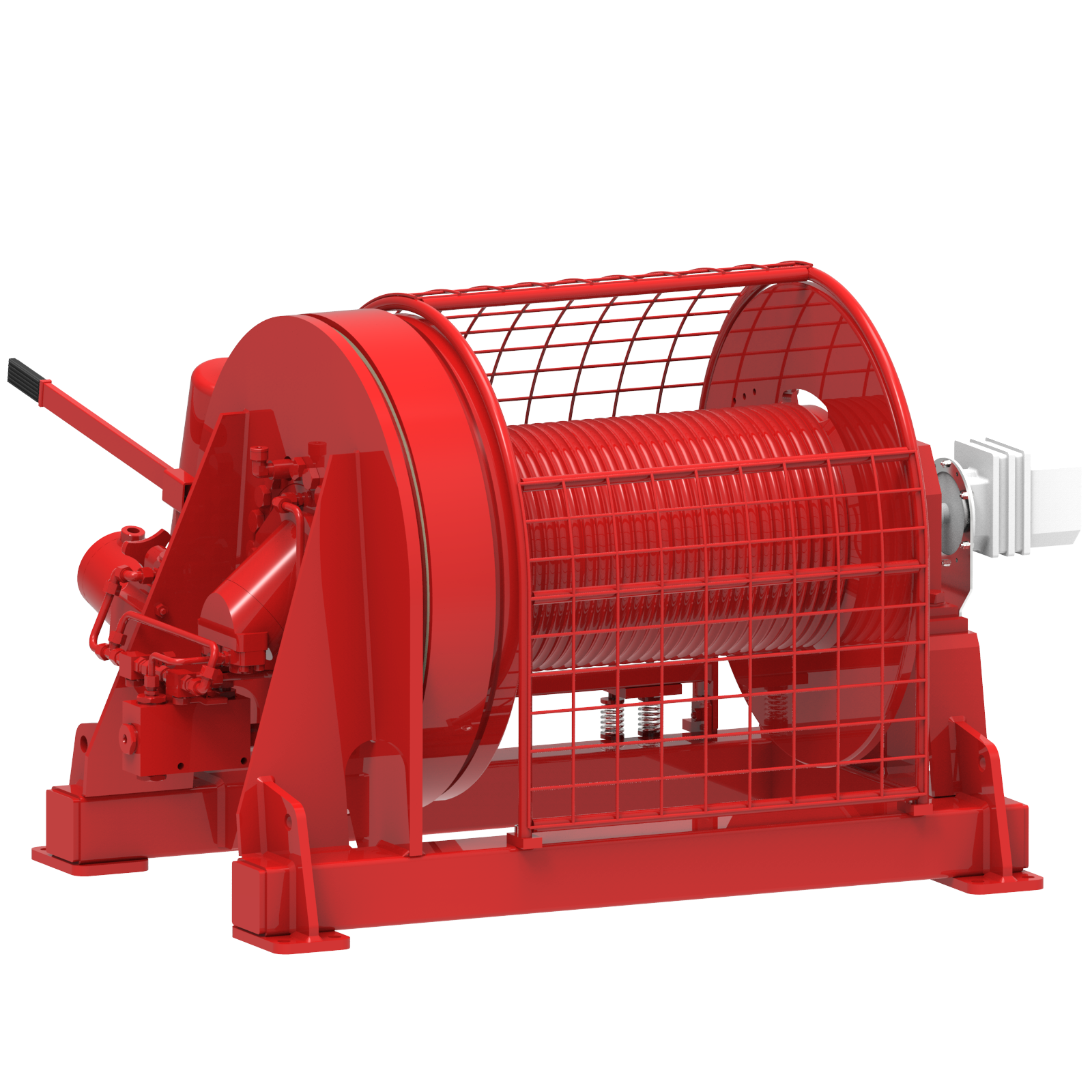 Render drawing of EMCE winch type OHR030-BDGLP view number 5