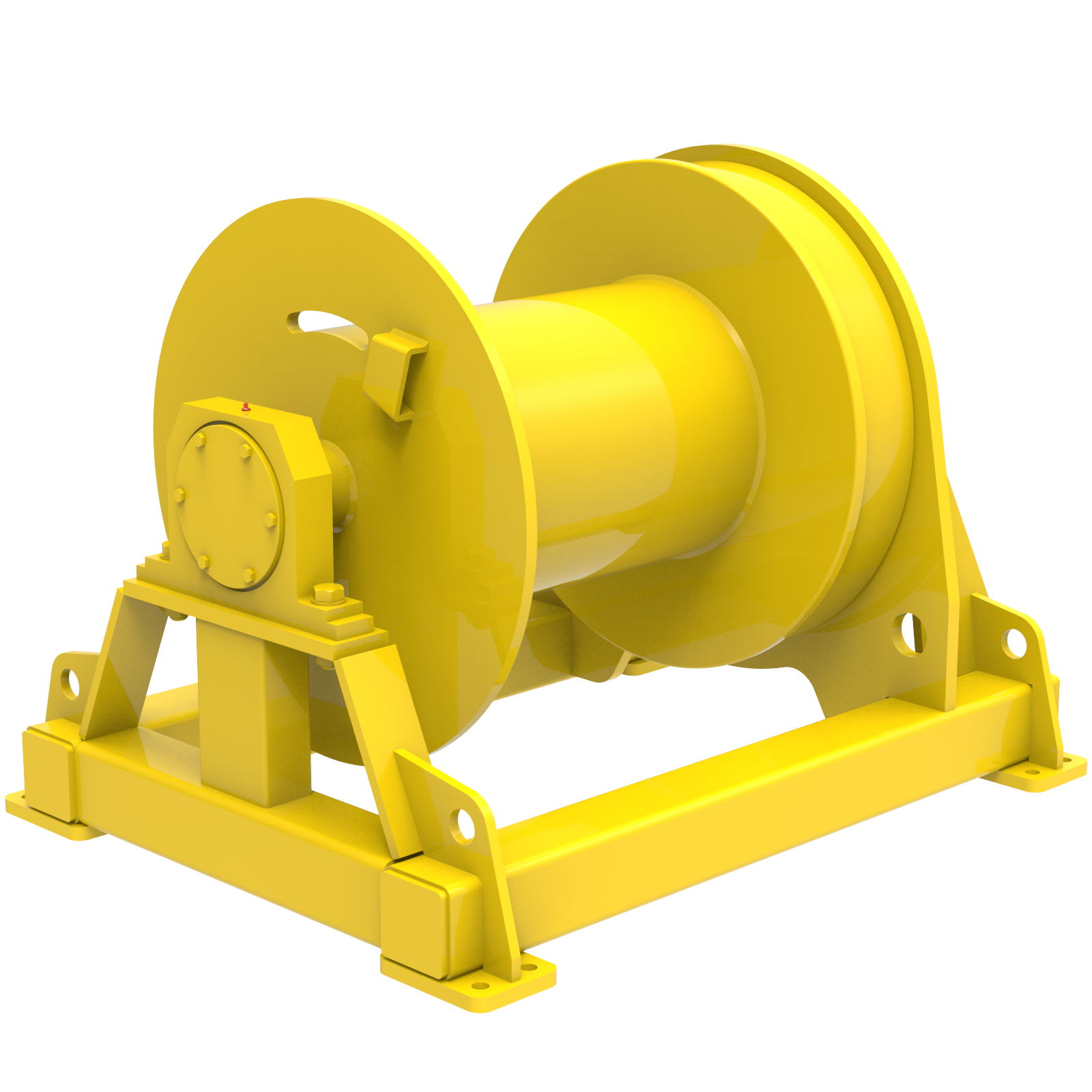 Render drawing of EMCE winch type OHW view number 1