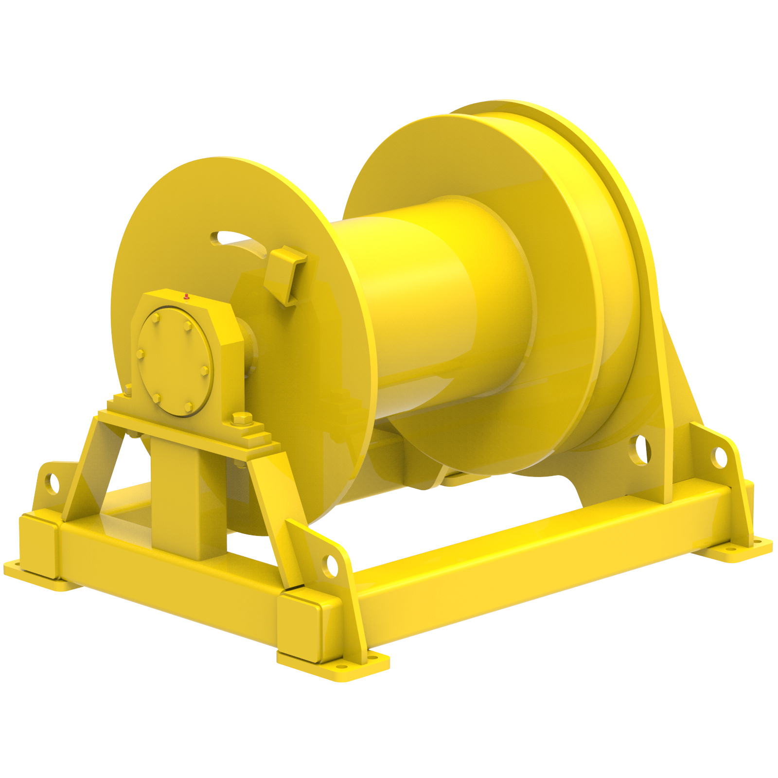 Render drawing of EMCE winch type OHW view number 2