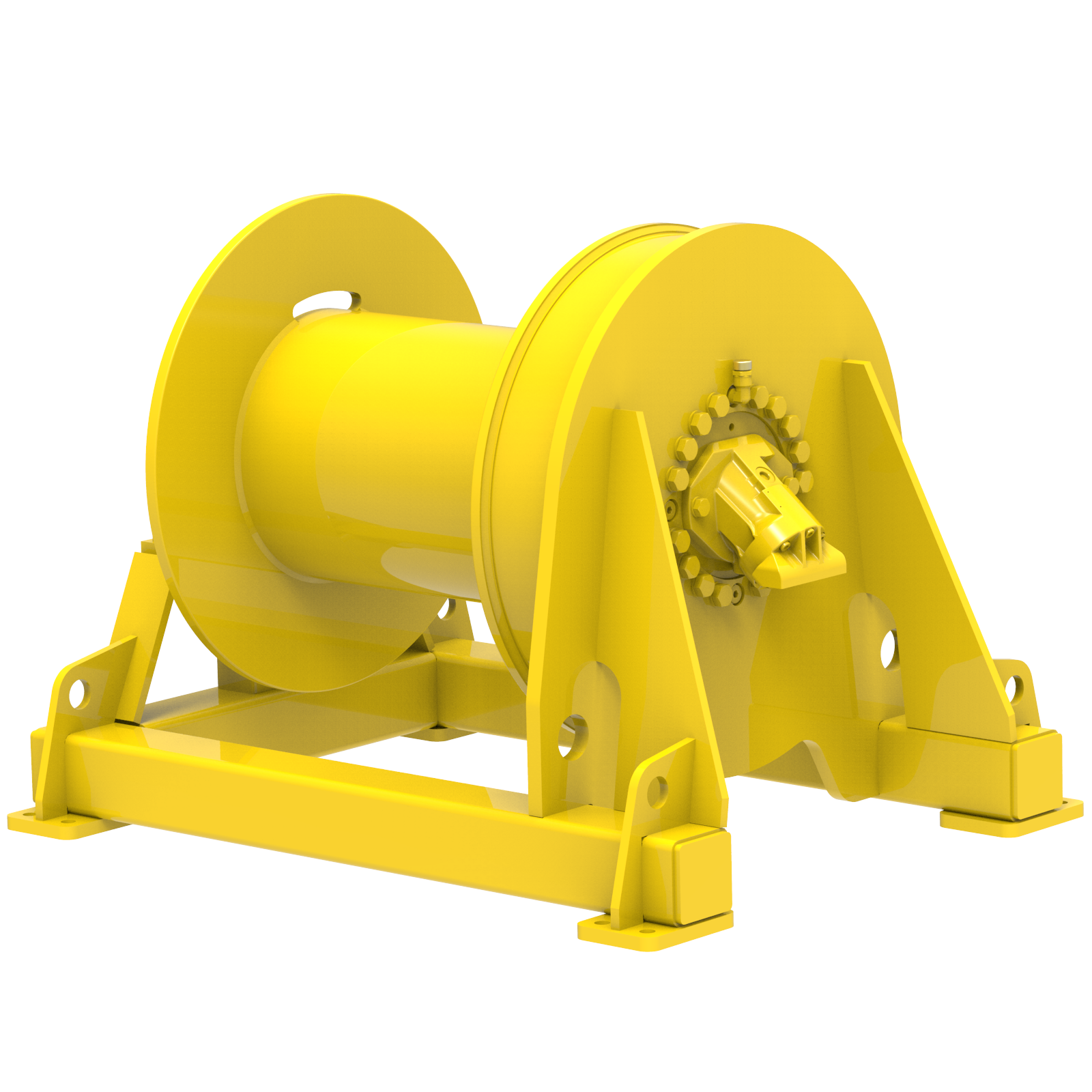 Render drawing of EMCE winch type OHW view number 4