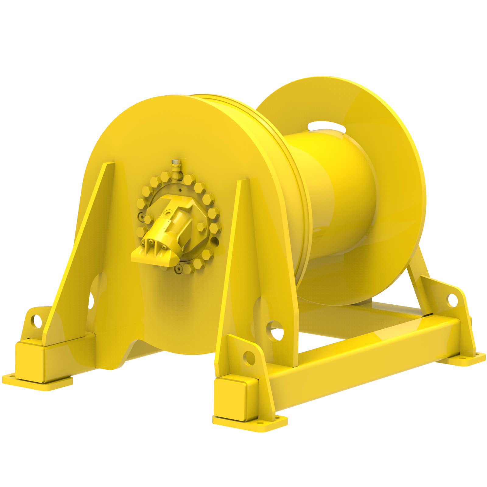 Render drawing of EMCE winch type OHW view number 6