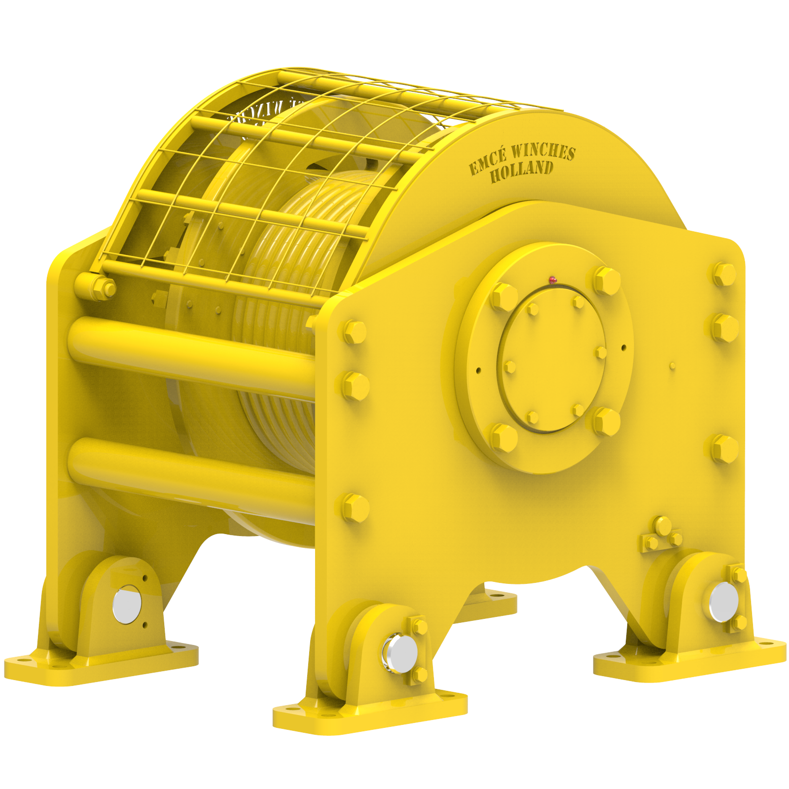 Render drawing of EMCE winch type OHW075-HDGP view number 8