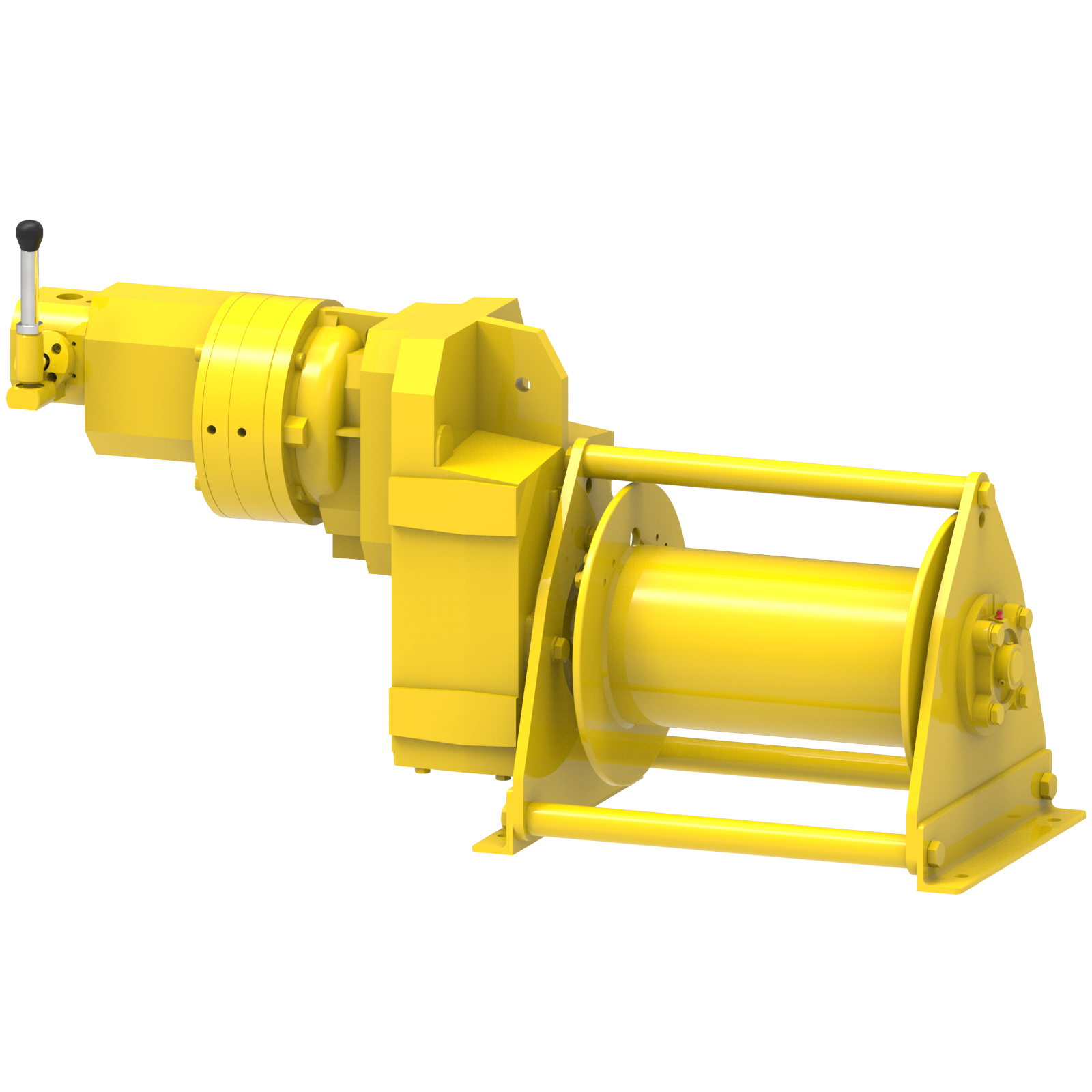 Render drawing of EMCE winch type F41-GP2 view number 1