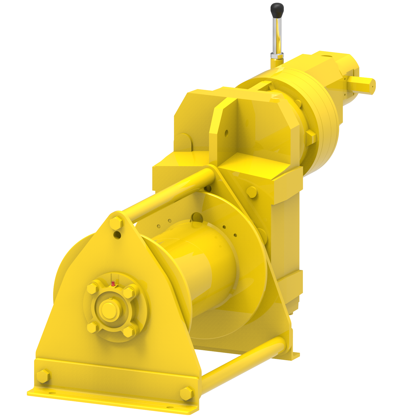 Render drawing of EMCE winch type F41-GP2 view number 3