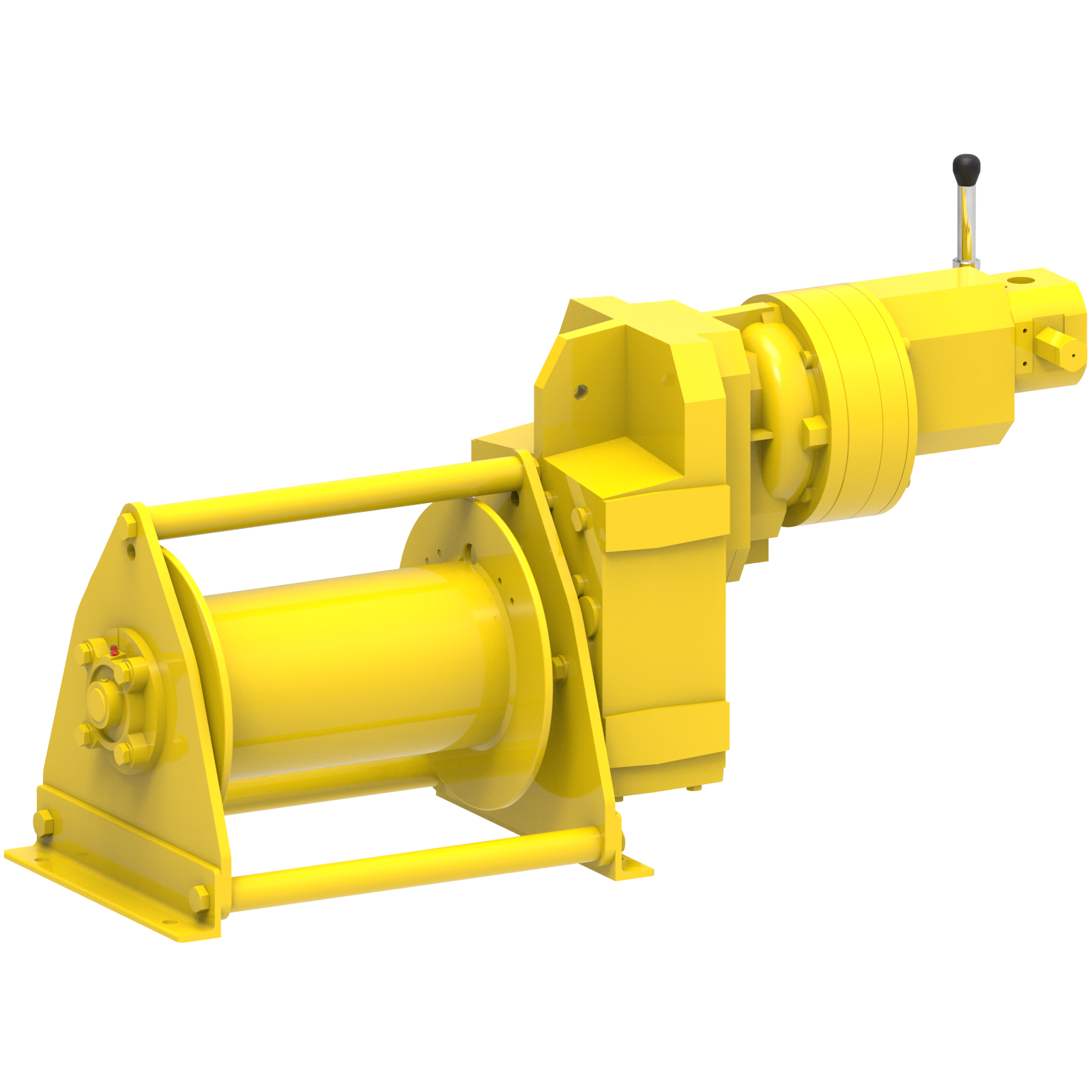 Render drawing of EMCE winch type F41-GP2 view number 4
