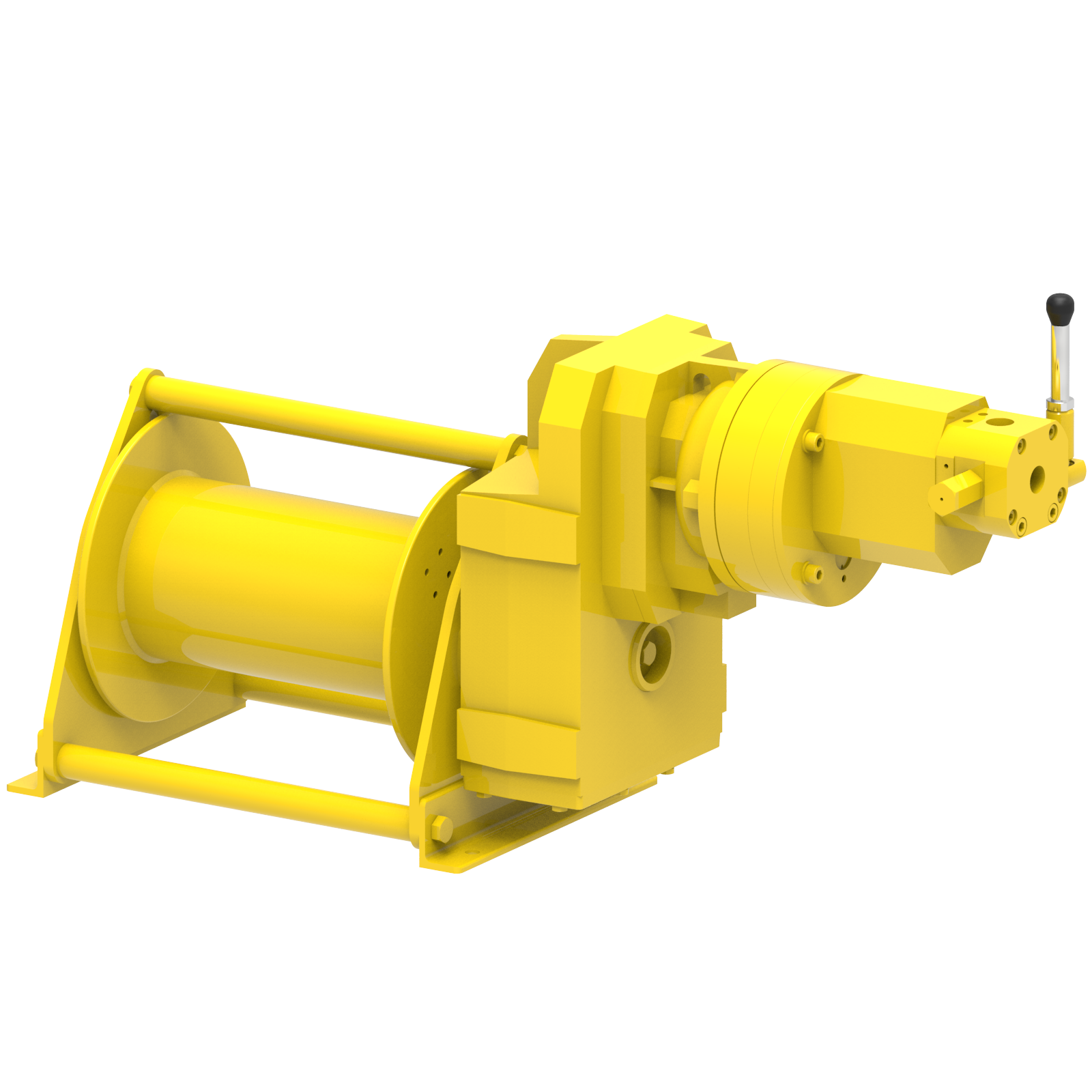 Render drawing of EMCE winch type F41-GP2 view number 5