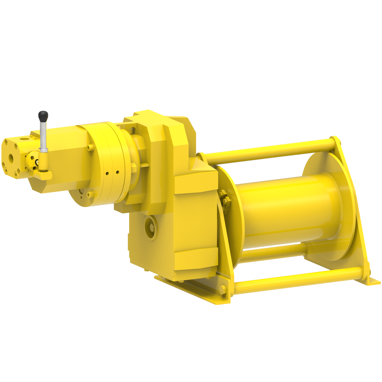 Render drawing of EMCE winch type F41-GP2 view number 6