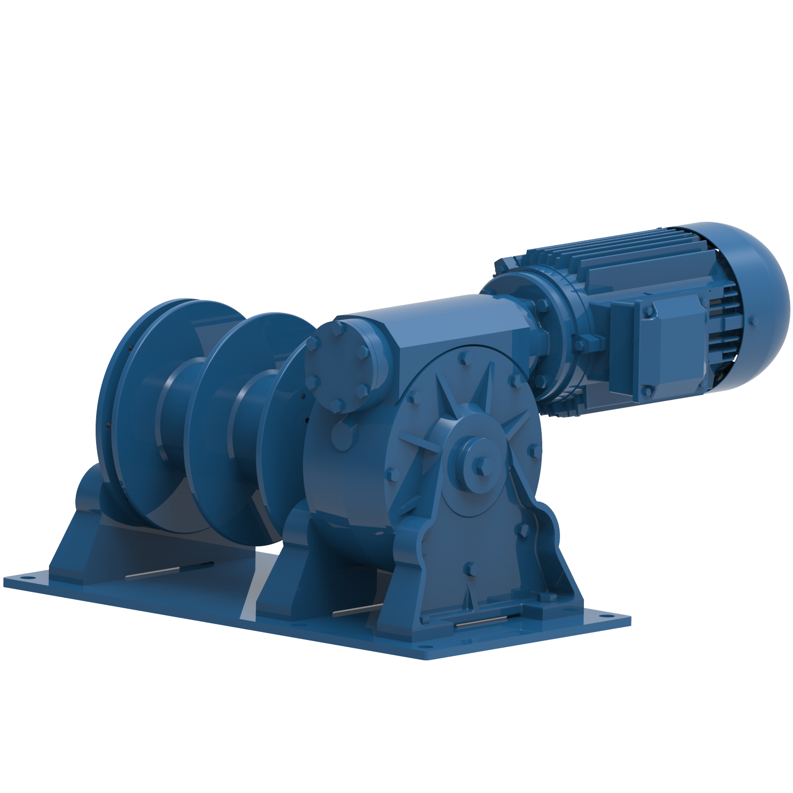 Render drawing of EMCE winch type AW0500E view number 4